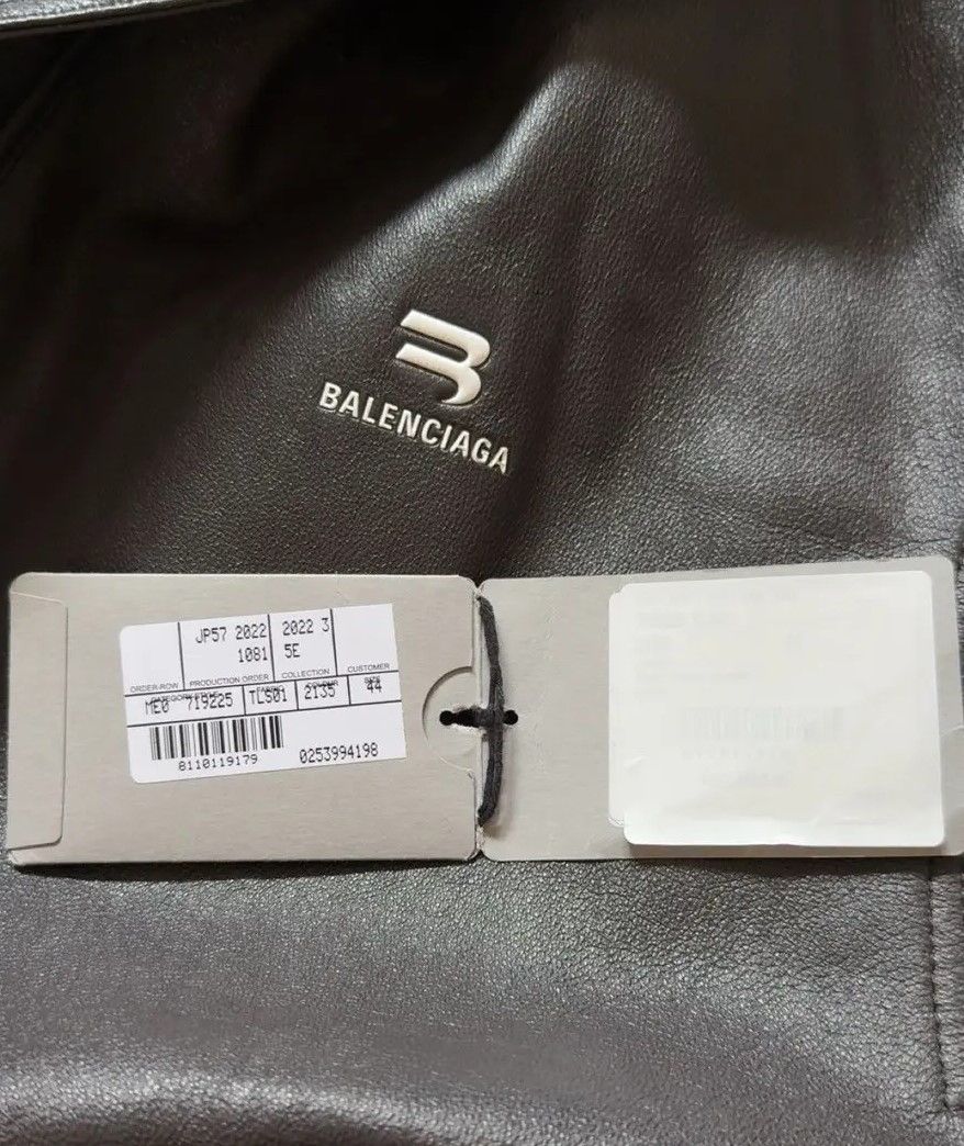Balenciaga Balenciaga Sporty B Taxi Blouson Leather Jacket Size US S / EU 44-46 / 1 - 9 Thumbnail