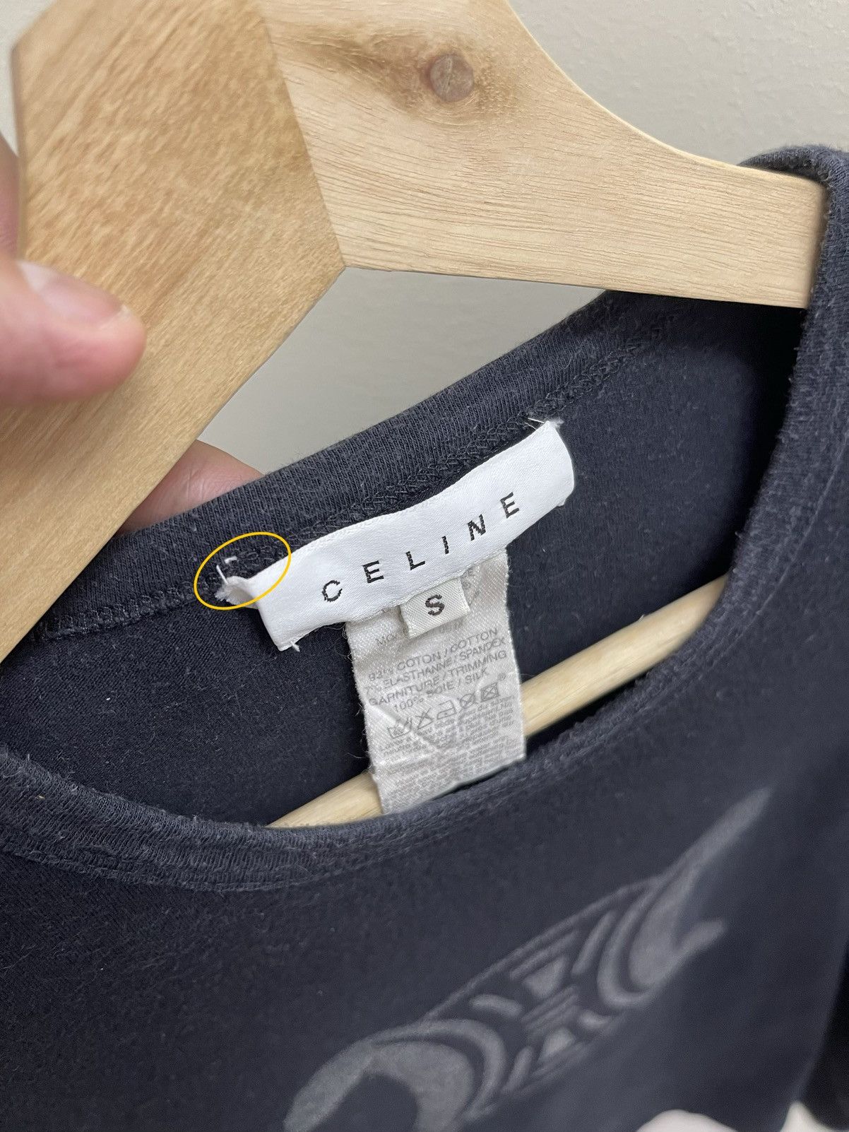 Celine Vintage Celine Printed Logo L/S Shirts Size XXS / US 00 / IT 34 - 16 Thumbnail
