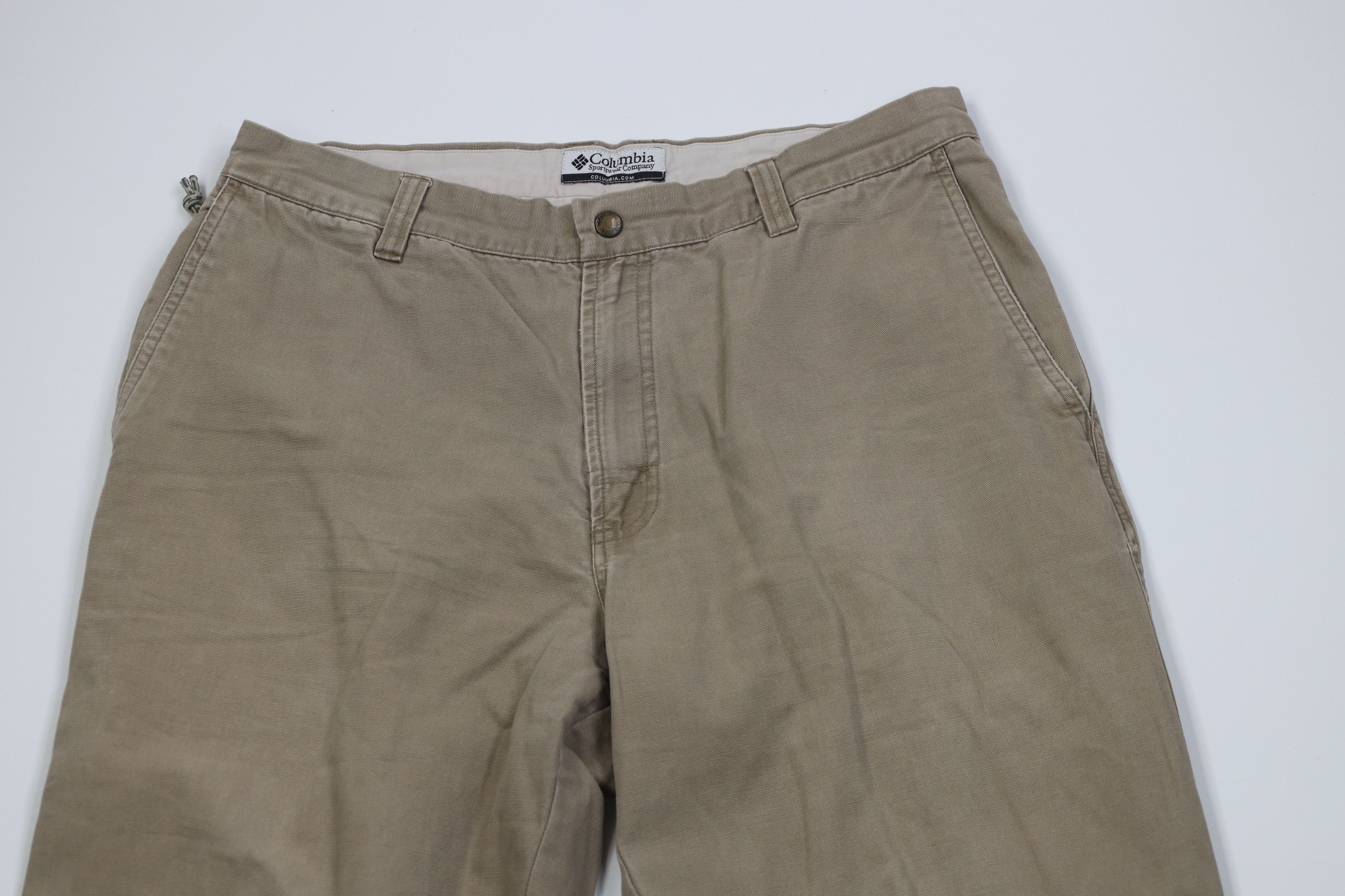 Columbia Vintage Y2K Columbia Wide Leg Canvas Pants Trekking Hiking Size US 32 / EU 48 - 2 Thumbnail