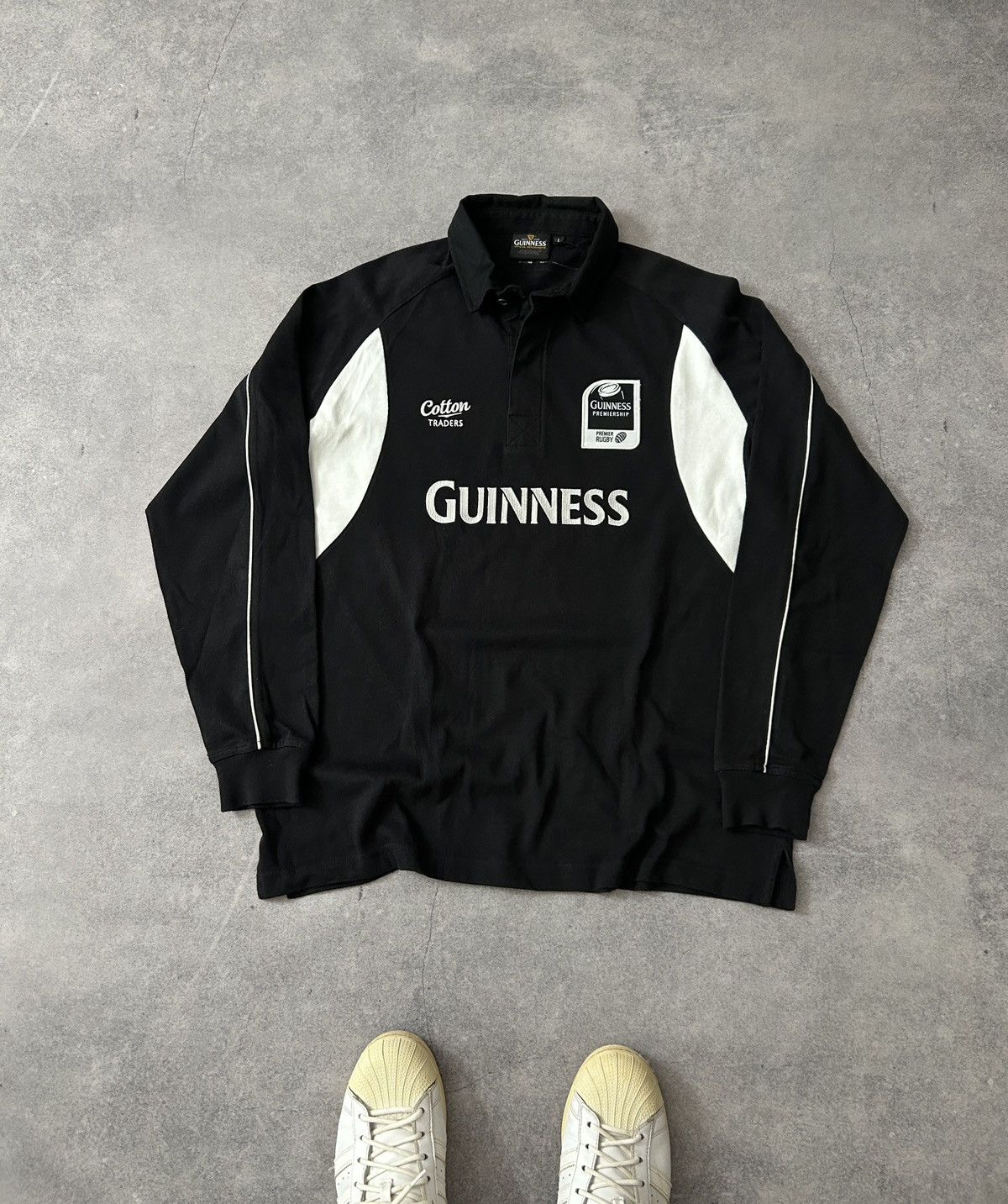 Cotton Traders Vintage Cotton Traders x Guinness big logo long-sleeved Size US L / EU 52-54 / 3 - 1 Thumbnail