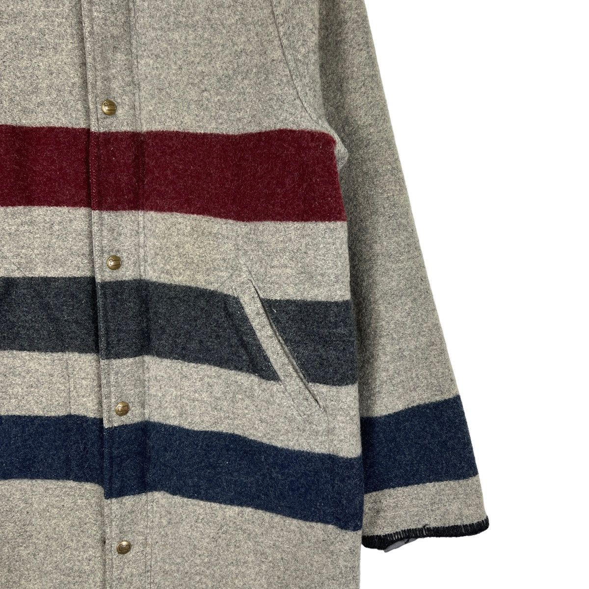 Woolrich Woolen Mills 🔥 VINTAGE WOOLRICH WOOL HOODIE JACKET Size US S / EU 44-46 / 1 - 7 Thumbnail