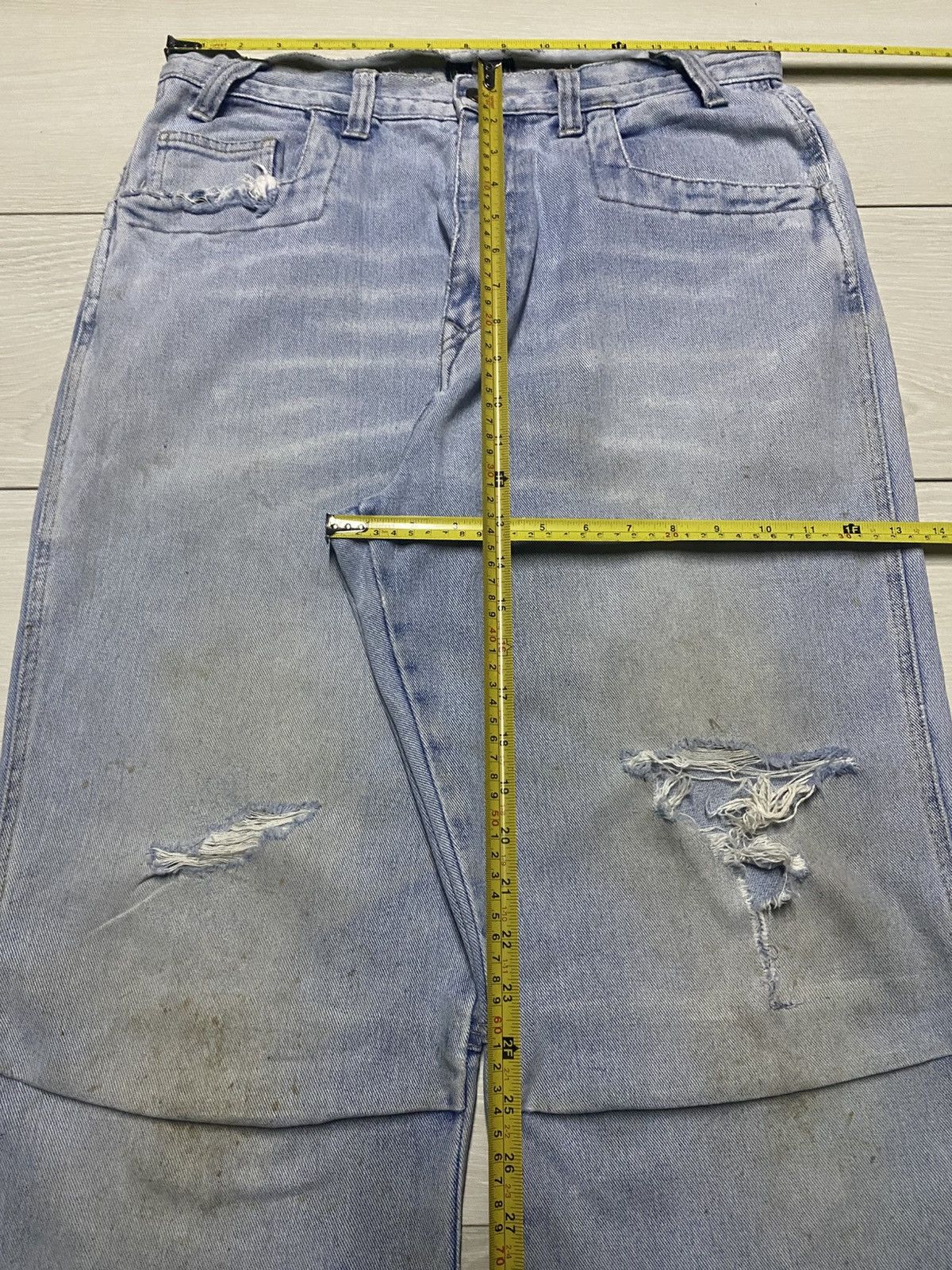 Japanese Brand Vintagw Japanese Brand DJ Honda Light Wash Baggy Jeans Size US 32 / EU 48 - 12 Thumbnail