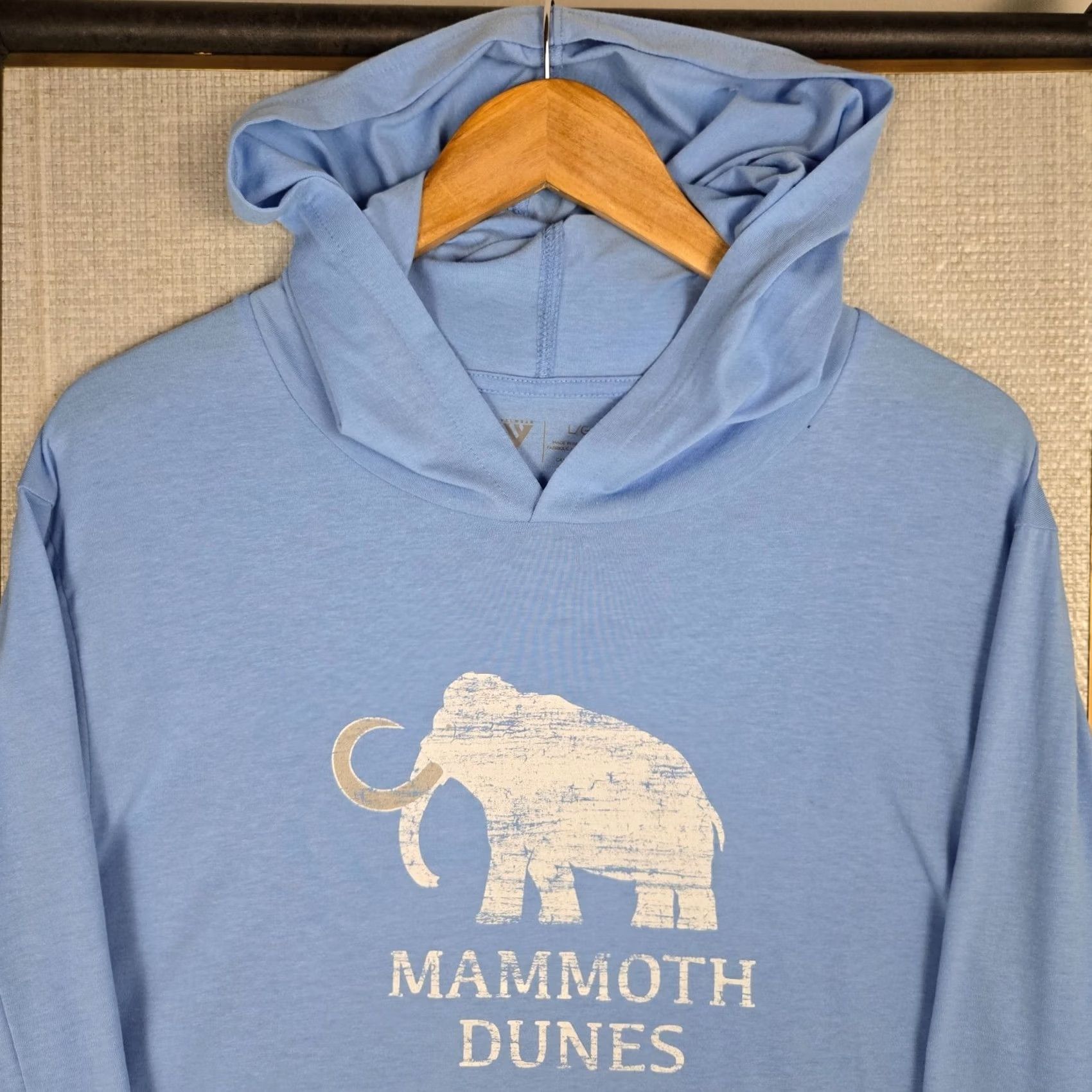 Vintage Levelwear Shirt Mens L Blue MAMMOTH DUNES SAND VALLEY Weight Hoodie Golf Size US L / EU 52-54 / 3 - 4 Thumbnail