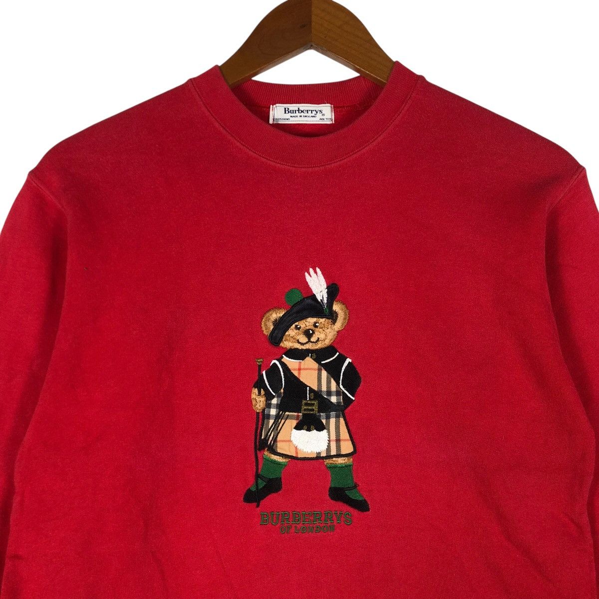 Burberry BURBERRYS Embroidery Bear Logo Sweatshirt Size US XS / EU 42 / 0 - 2 Thumbnail