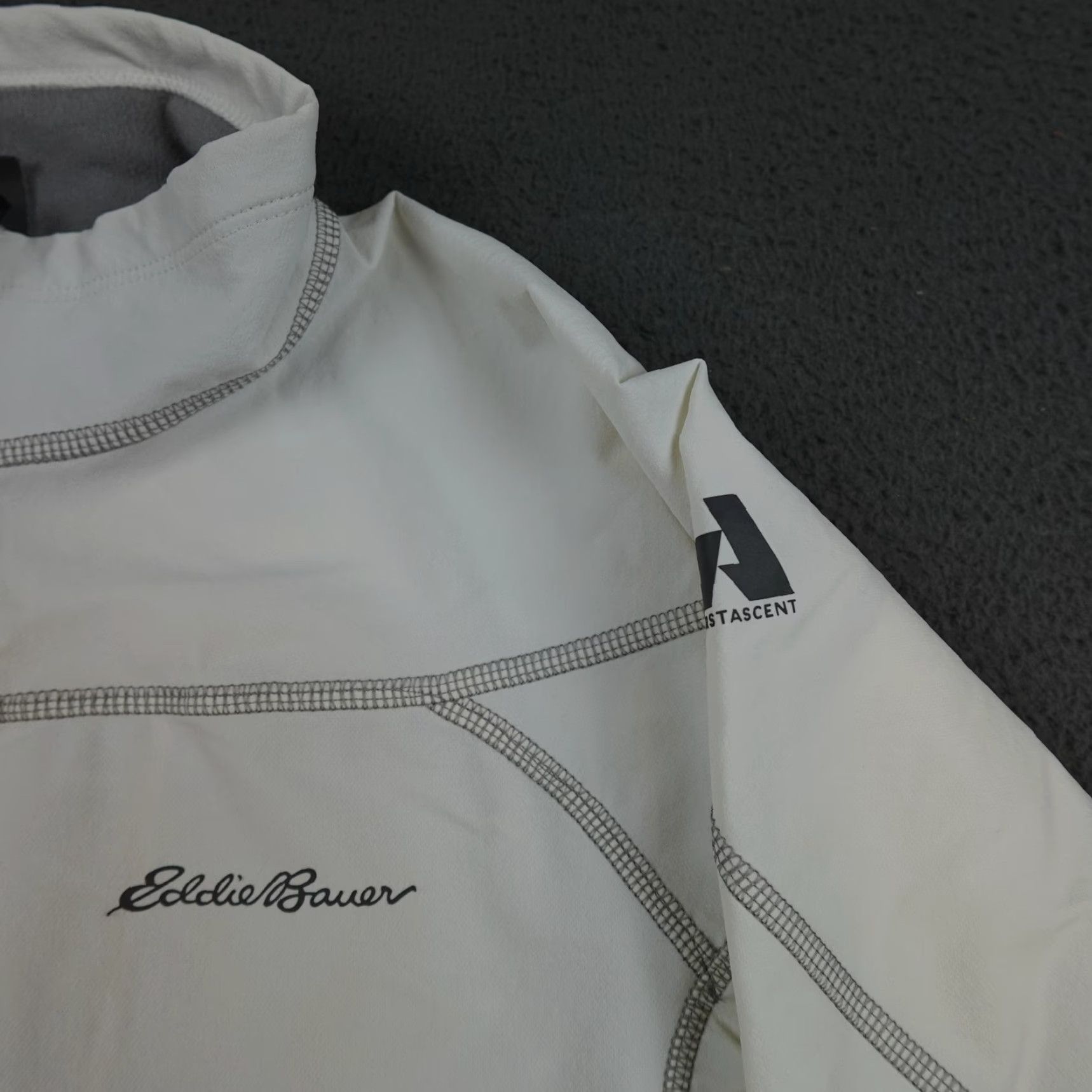 Eddie Bauer Eddie Bauer First Ascent Jacket Womens Medium White Softshell Full Zip Hiking Size M / US 6-8 / IT 42-44 - 7 Thumbnail