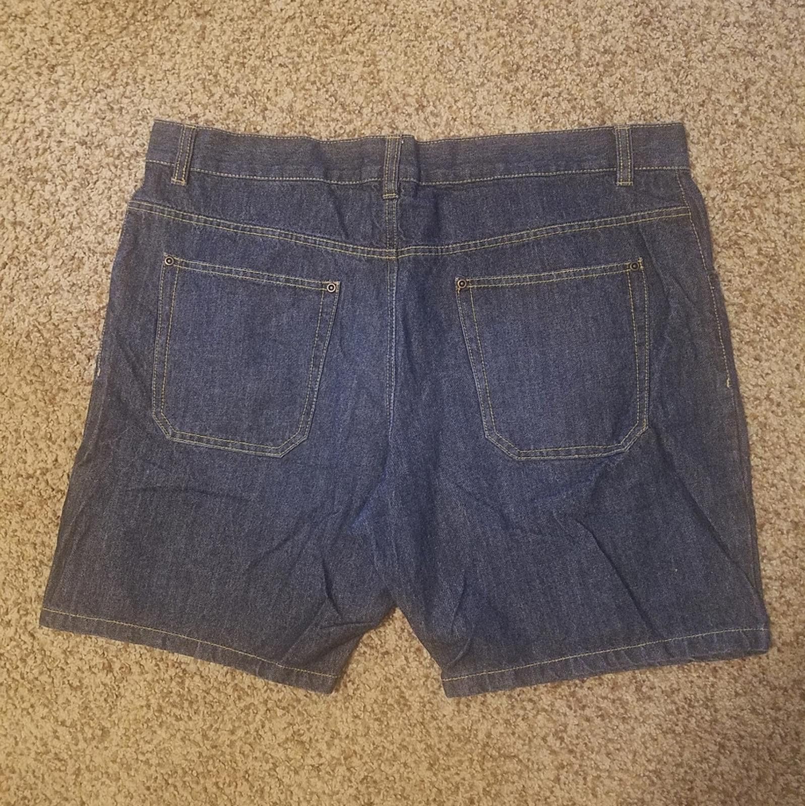 Designer Ronley Denim Blue Women's Shorts XL Size 40" / US 18 - 1 Thumbnail
