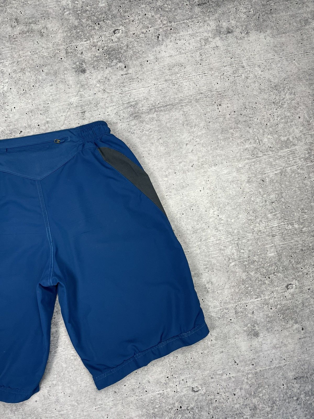 Nike Vintage Nike 90’s Y2K Style Big Logo Drill Blue Shorts Size US 30 / EU 46 - 16 Thumbnail