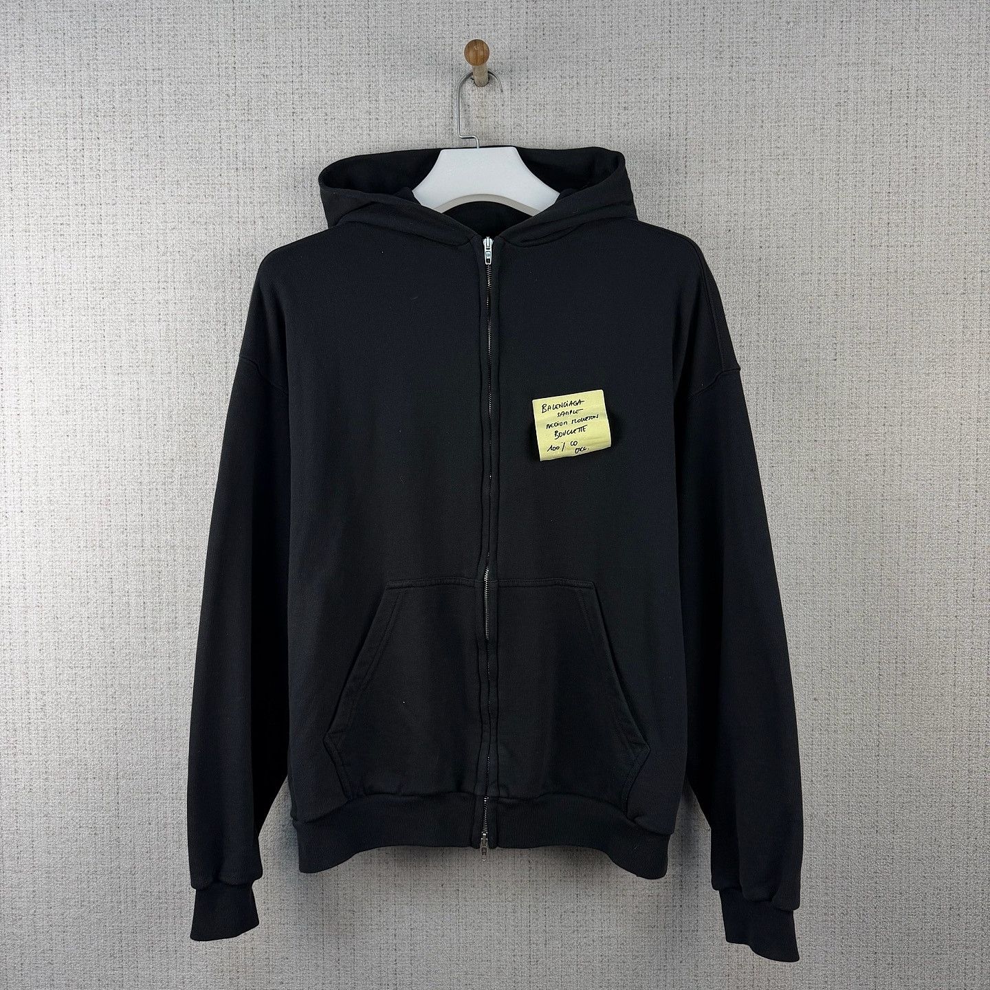 Balenciaga Balenciaga Zip Hoodie Black Size XS Size US XS / EU 42 / 0 - 1 Thumbnail