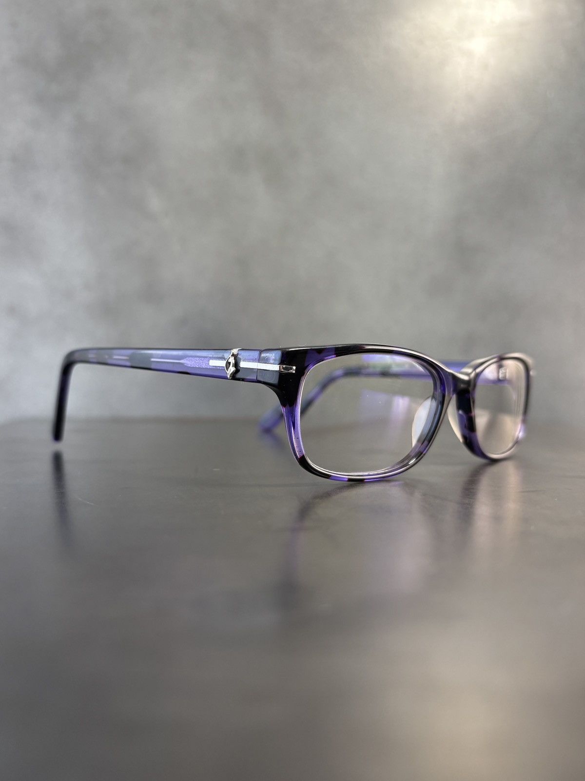 Designer 2000s Baby Phat Frames Y2K Vintage Eyeglasses Purple Size ONE SIZE - 2 Thumbnail