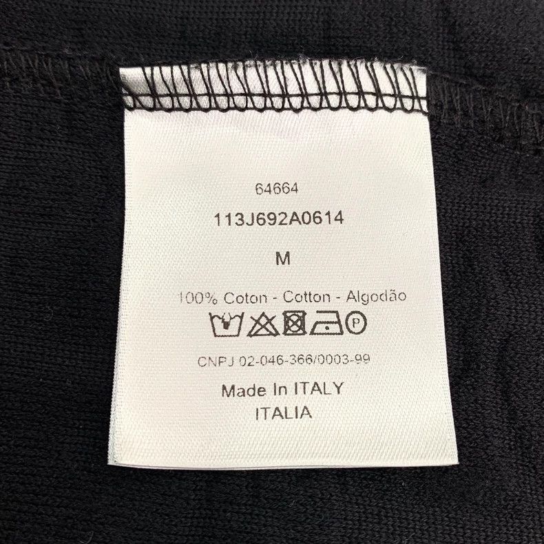 Dior Dior Black logo old flower full print round neck cotton tow Size US M / EU 48-50 / 2 - 7 Thumbnail