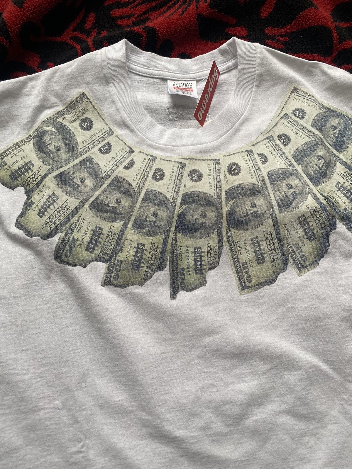 Maison Margiela × Supreme Supreme MM6 Maison Margiela Money S/S Top Medium Size US M / EU 48-50 / 2 - 2 Thumbnail