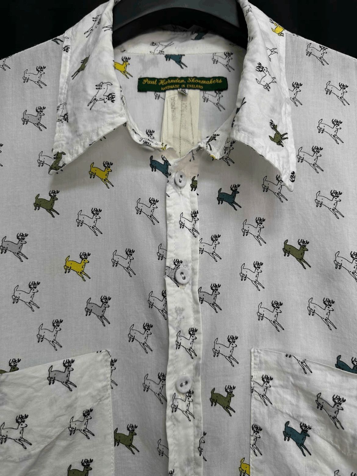 Paul Harnden Shoemakers Paul Harnden Shoemakers Deer Pattern Shirt Size US XS / EU 42 / 0 - 4 Thumbnail