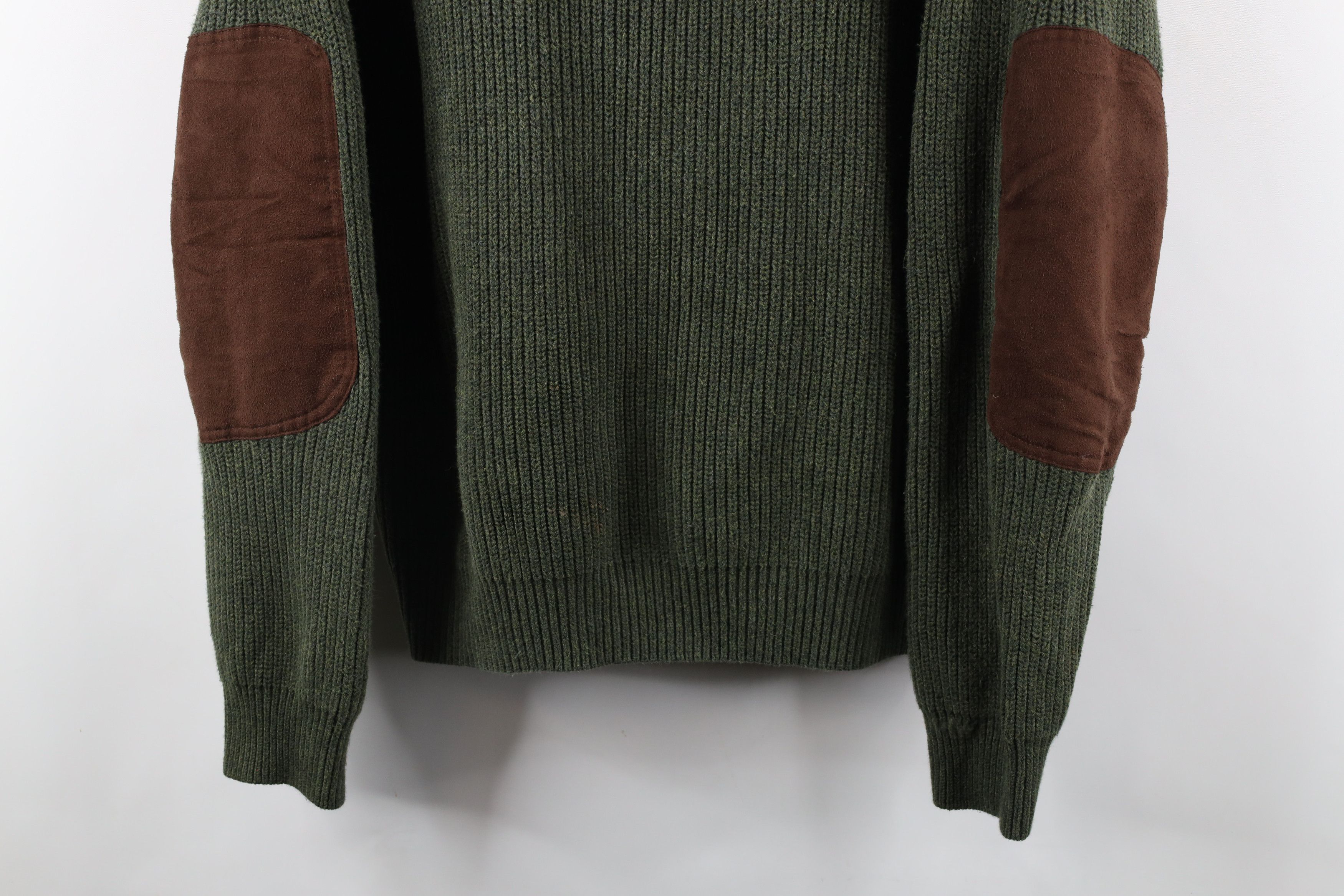 Cabelas × Vintage Vintage Cabelas Quilted Ribbed Knit Shooting Henley Sweater Size US XL / EU 56 / 4 - 3 Thumbnail