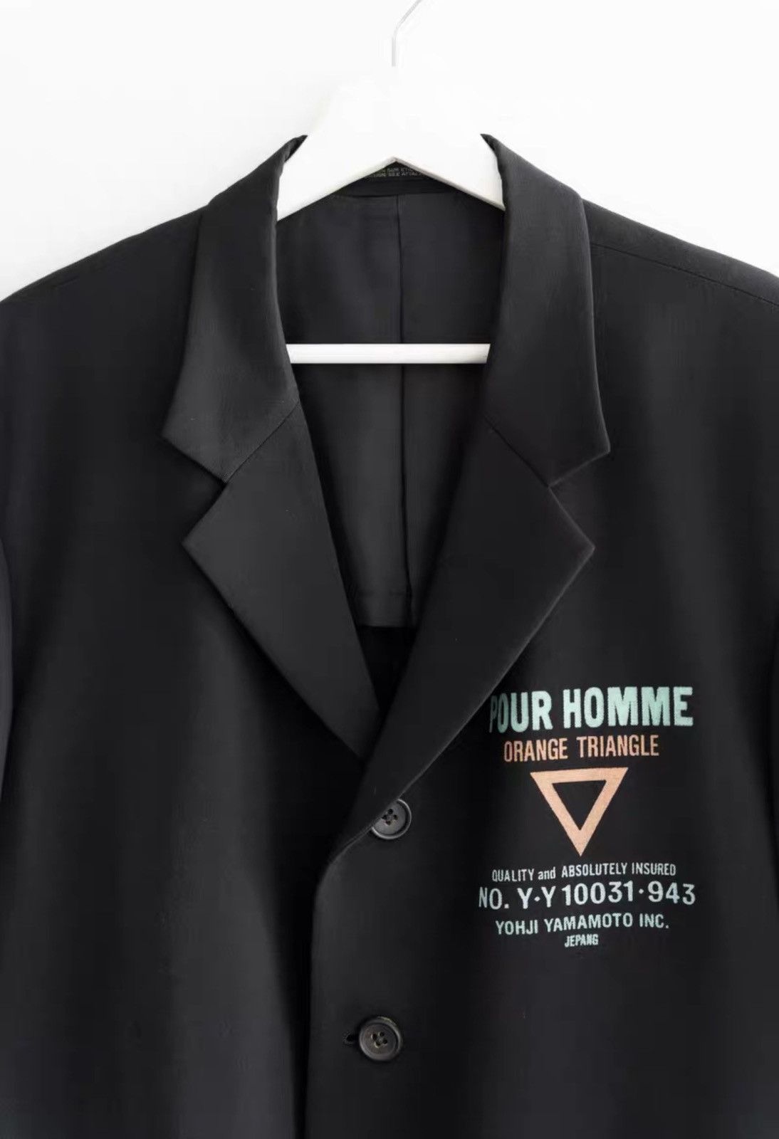 Yohji Yamamoto Yohji Yamamoto 93ss Slogan Stamp Blazer K4 Size US S / EU 44-46 / 1 - 3 Thumbnail