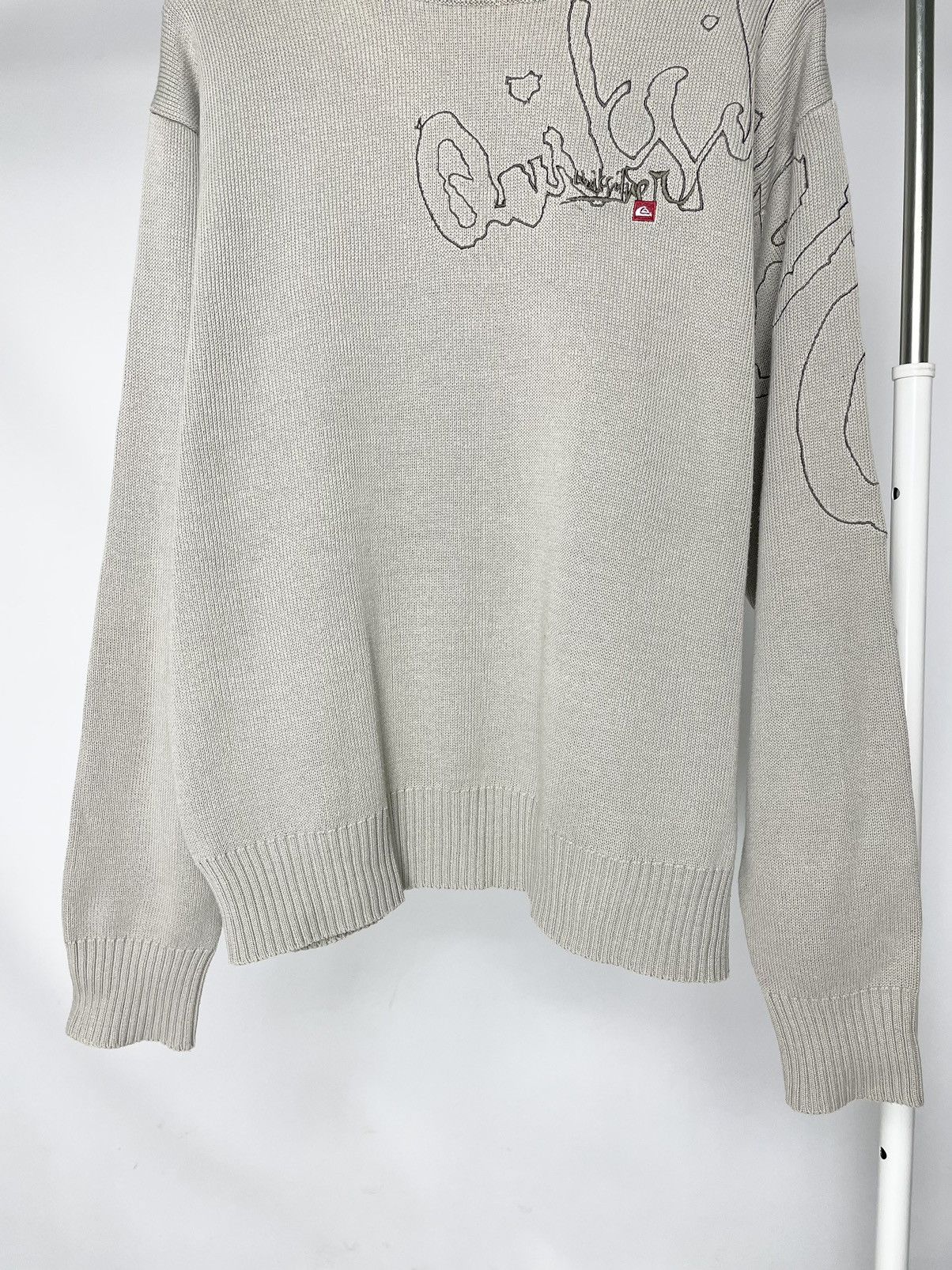 Quiksilver Quiksilver Vintage Beige Surfer Knit Sweater Pullover Y2K Size US XL / EU 56 / 4 - 4 Thumbnail