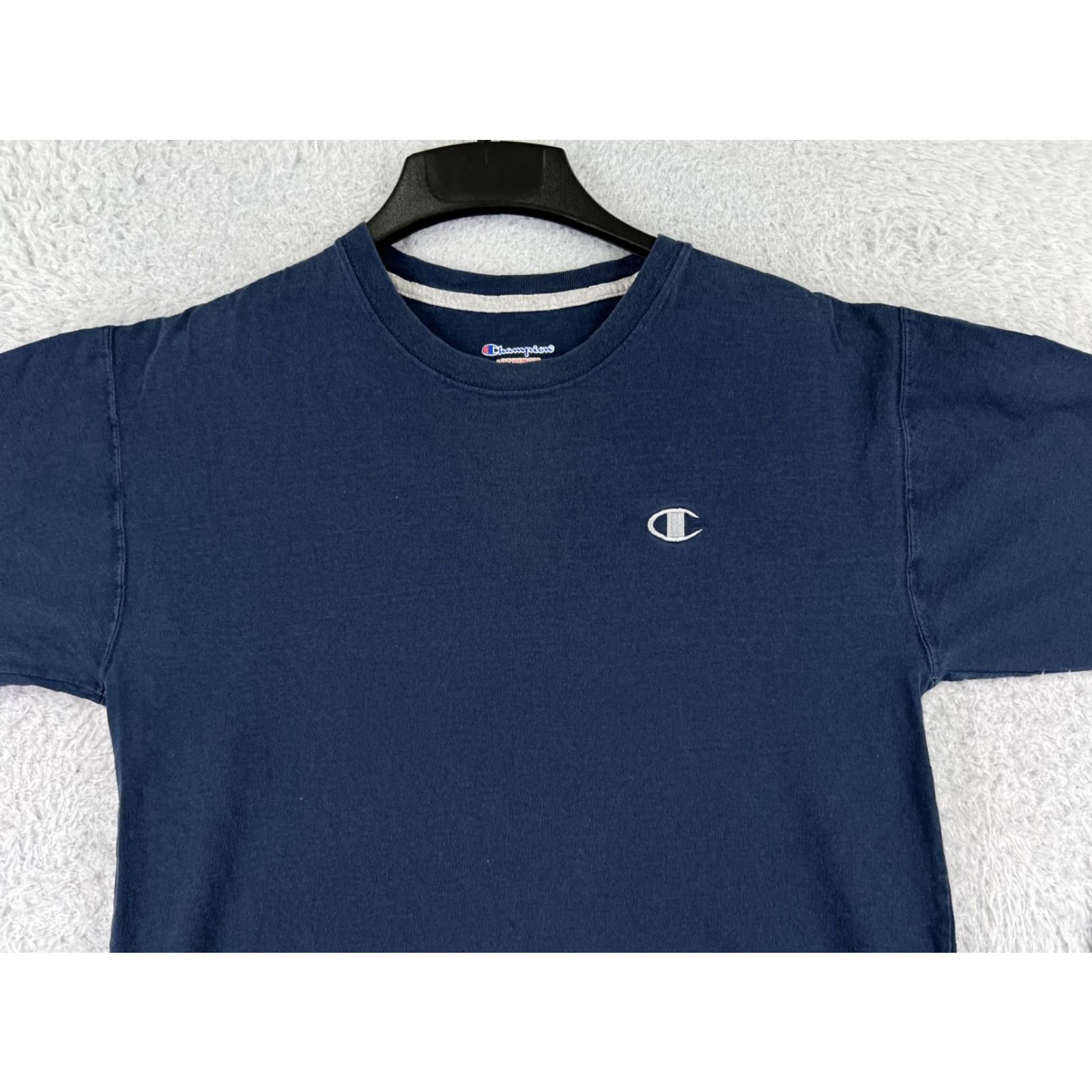 Champion Champion Shirt Mens Medium Blue Embroidered Logo Long Sleeve Cotton Size US M / EU 48-50 / 2 - 5 Thumbnail