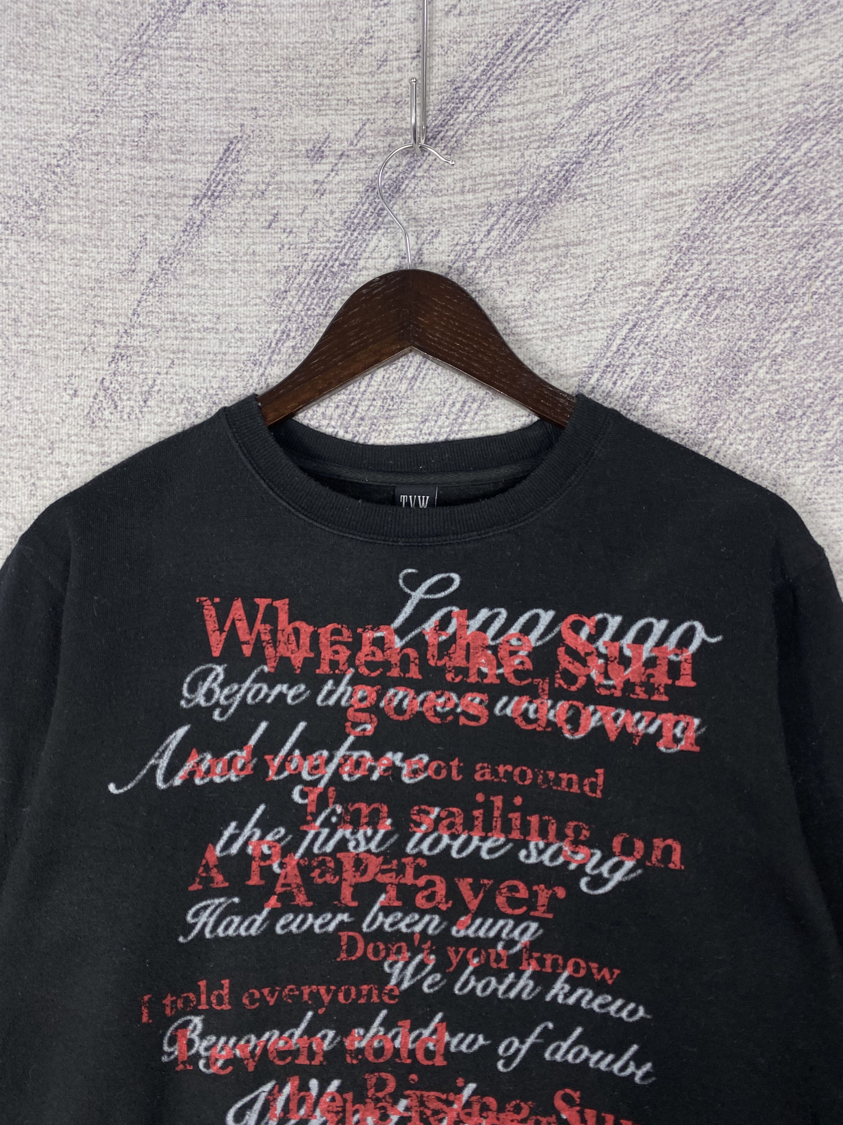 Japanese Brand Vintage TVW Crewneck Sweatshirts Size US L / EU 52-54 / 3 - 2 Thumbnail