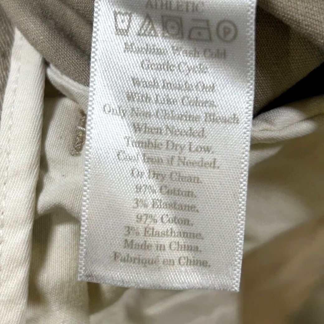 Everlane Everlane Chino Pants Athletic Fit Mens 29x30 Beige Cotton Blend Stretch Flat Front Pockets Casual Workwear 29 Mens Size US 29 - 6 Thumbnail