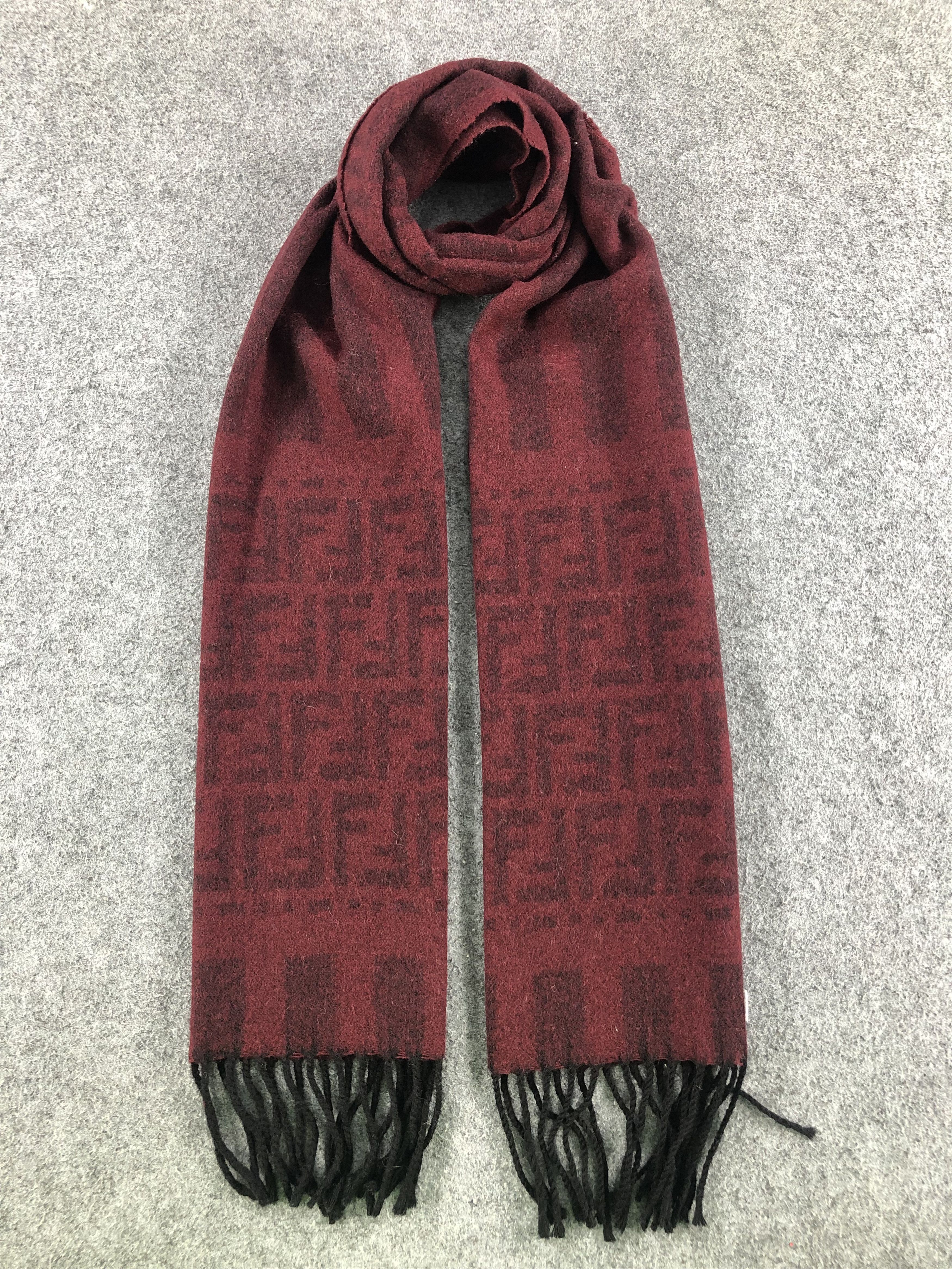 Vintage Fendi Monogram Scarf / Muffler / Neckwear Size ONE SIZE - 1 Thumbnail