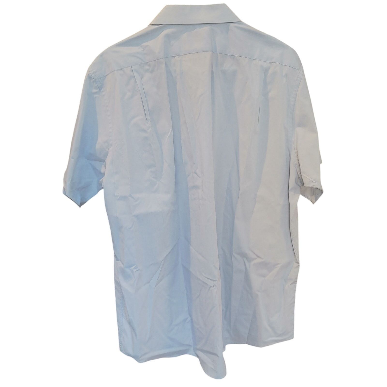 Other David Taylor Men's 17 Light Blue SS Buttn Down Casual Shirt Size US XL / EU 56 / 4 - 2 Thumbnail