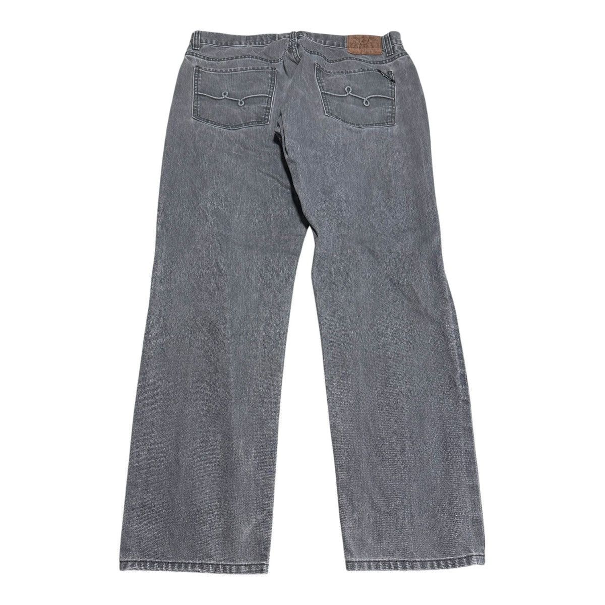 LRG LRG Gray Light Wash Cotton Jeans Men’s 35x31 Size US 35 - 2 Thumbnail