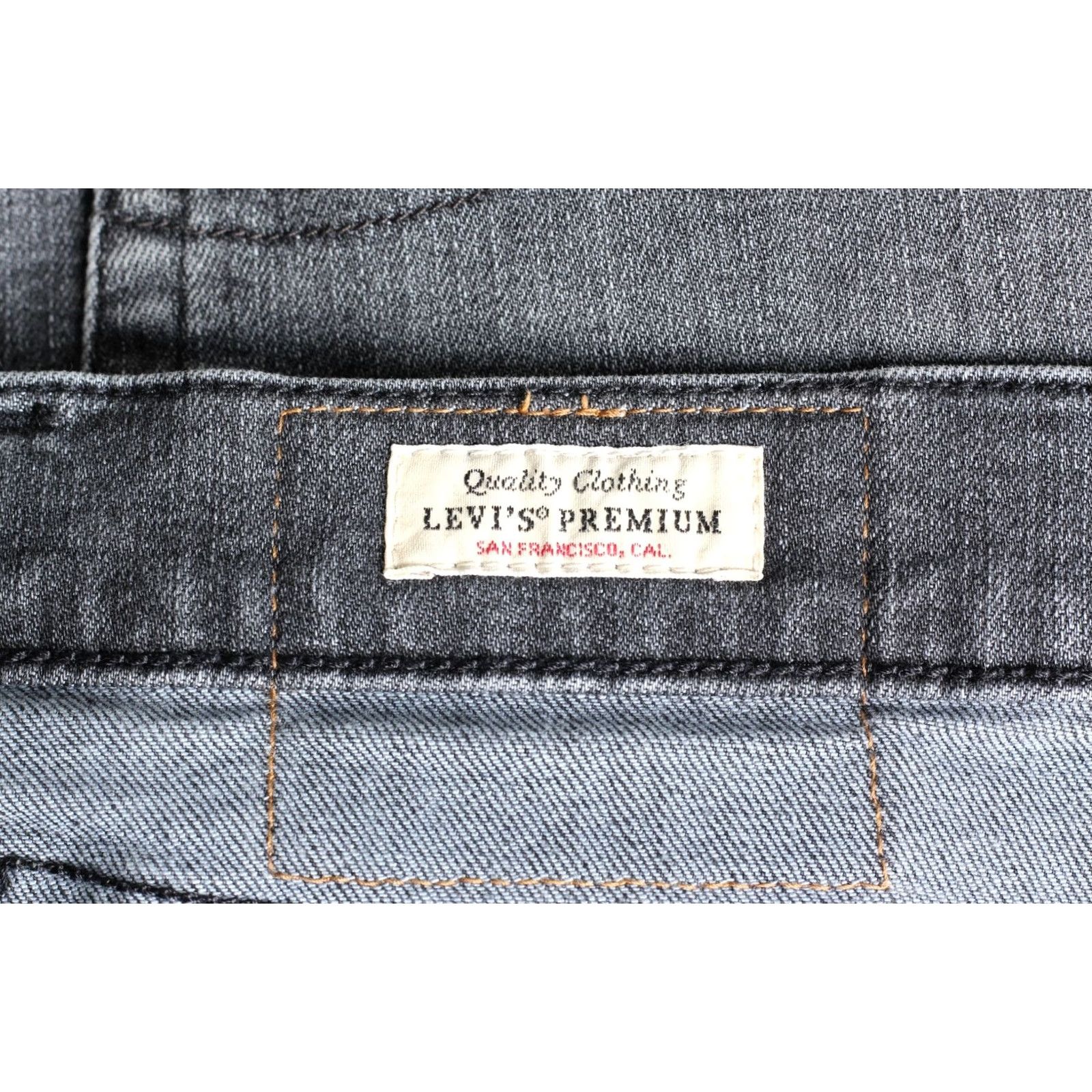 Levi's VINTAGE LEVI’S 502 Tapered PREMIUM Big E Stretch Jeans Men 36W 28L Grey Denim Slim 5-Pocket Mens Size US 36 / EU 52 - 7 Thumbnail