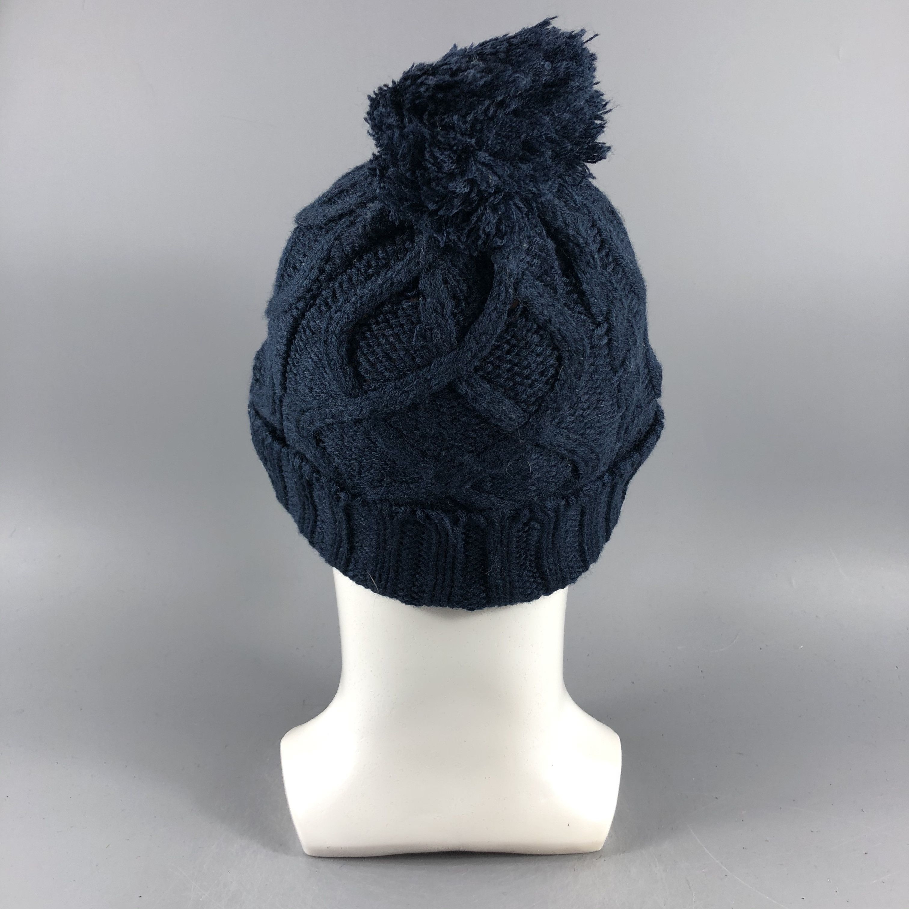 Japanese Brand × Vintage Brooklyn Aran Isle PomPom Beanie Snow Hat Snow Cap -D354 Size ONE SIZE - 2 Thumbnail
