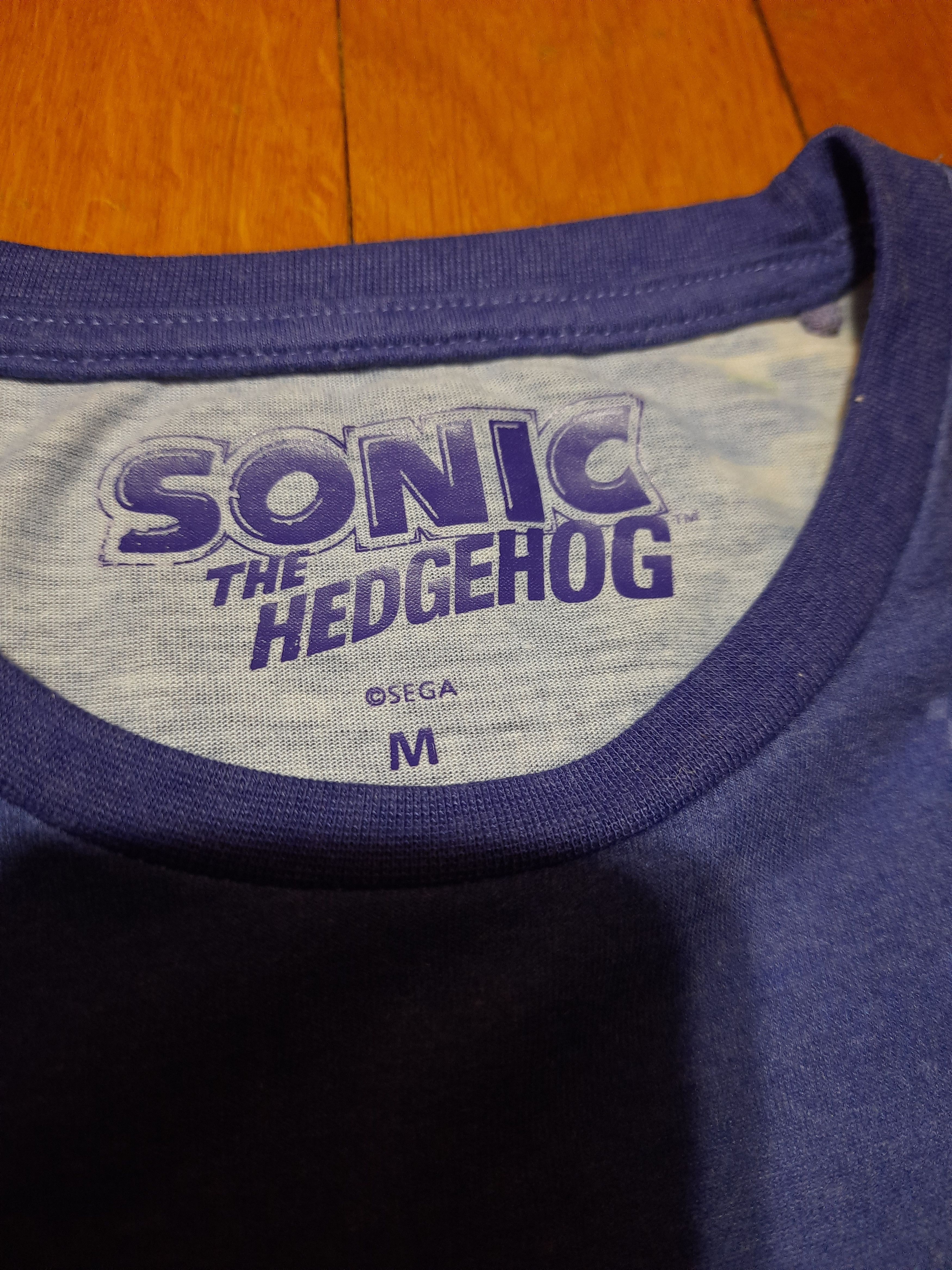 Cartoon Network Sonic Vintage Sega T Shirt Size US M / EU 48-50 / 2 - 3 Thumbnail