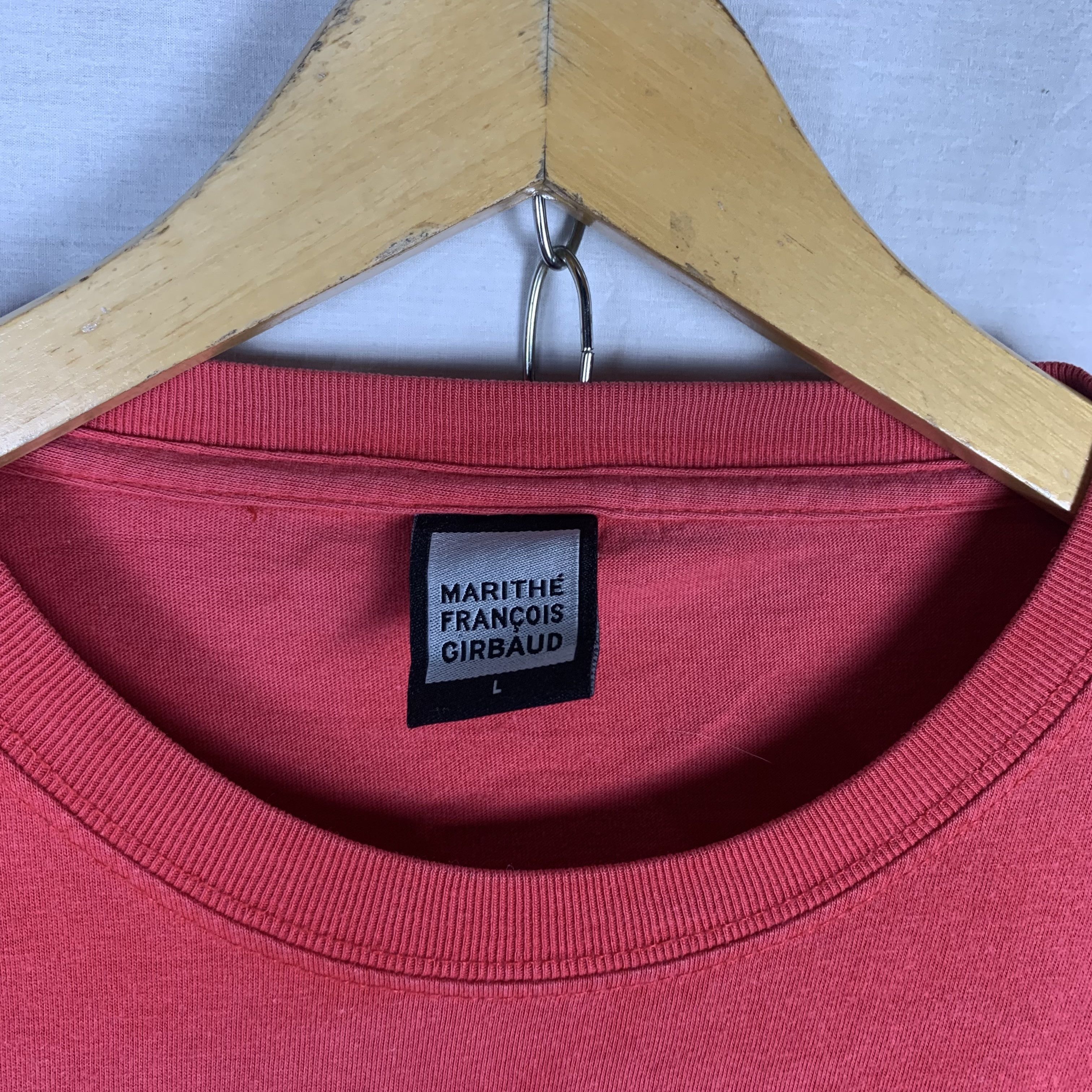 Marithe + Francois Girbaud Marithe Francois Girbaud Embroidery Logo Tshirt Size US L / EU 52-54 / 3 - 5 Thumbnail