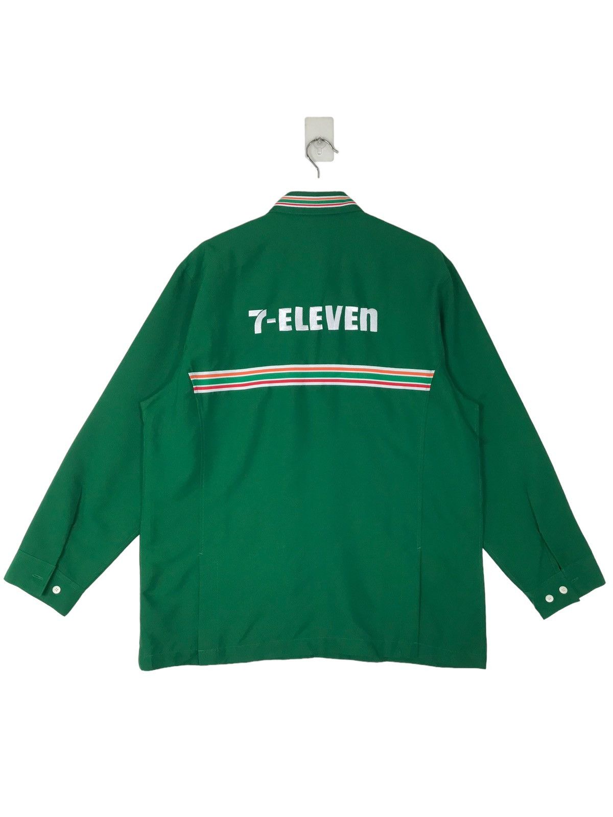Japanese Brand 💥 VINTAGE 7ELEVEN LONG SLEEVE WORK ZIPPER SHIRTS Size US L / EU 52-54 / 3 - 8 Thumbnail