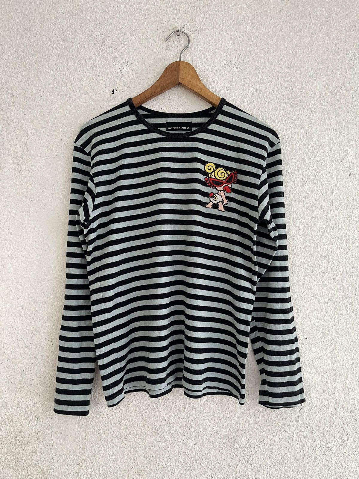 Hysteric Glamour Hysteric Glamour Mini Hysteric Embroidered Stripe Longsleeve Size M / US 6-8 / IT 42-44 - 1 Thumbnail