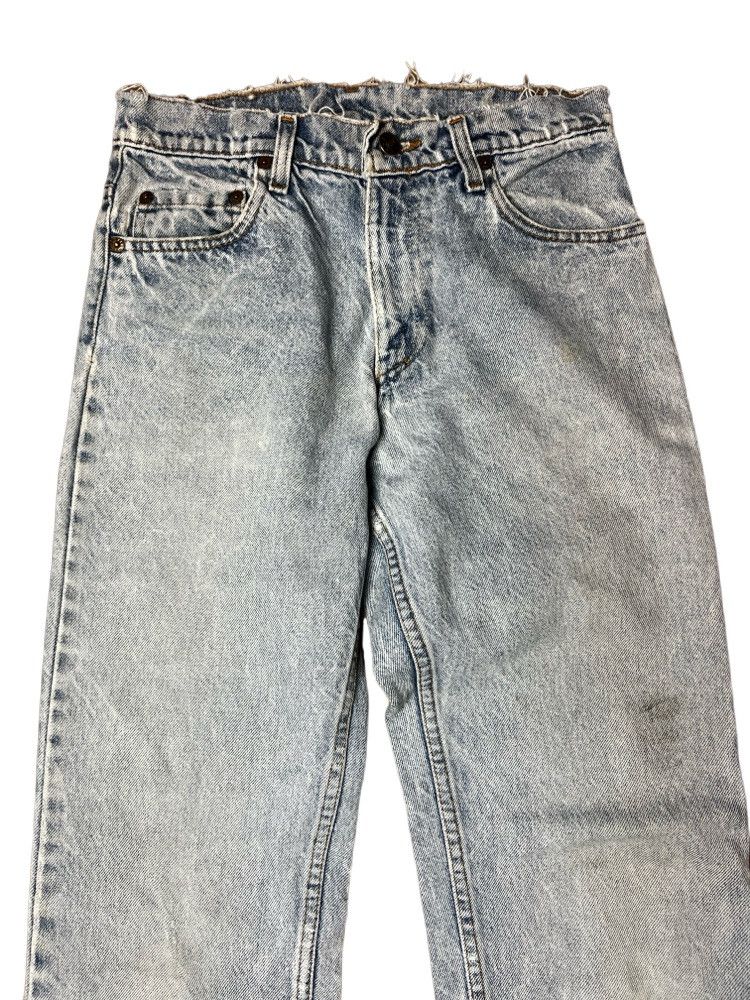 Vintage Levi's Light Blue Denim Jeans with Studded Pockets