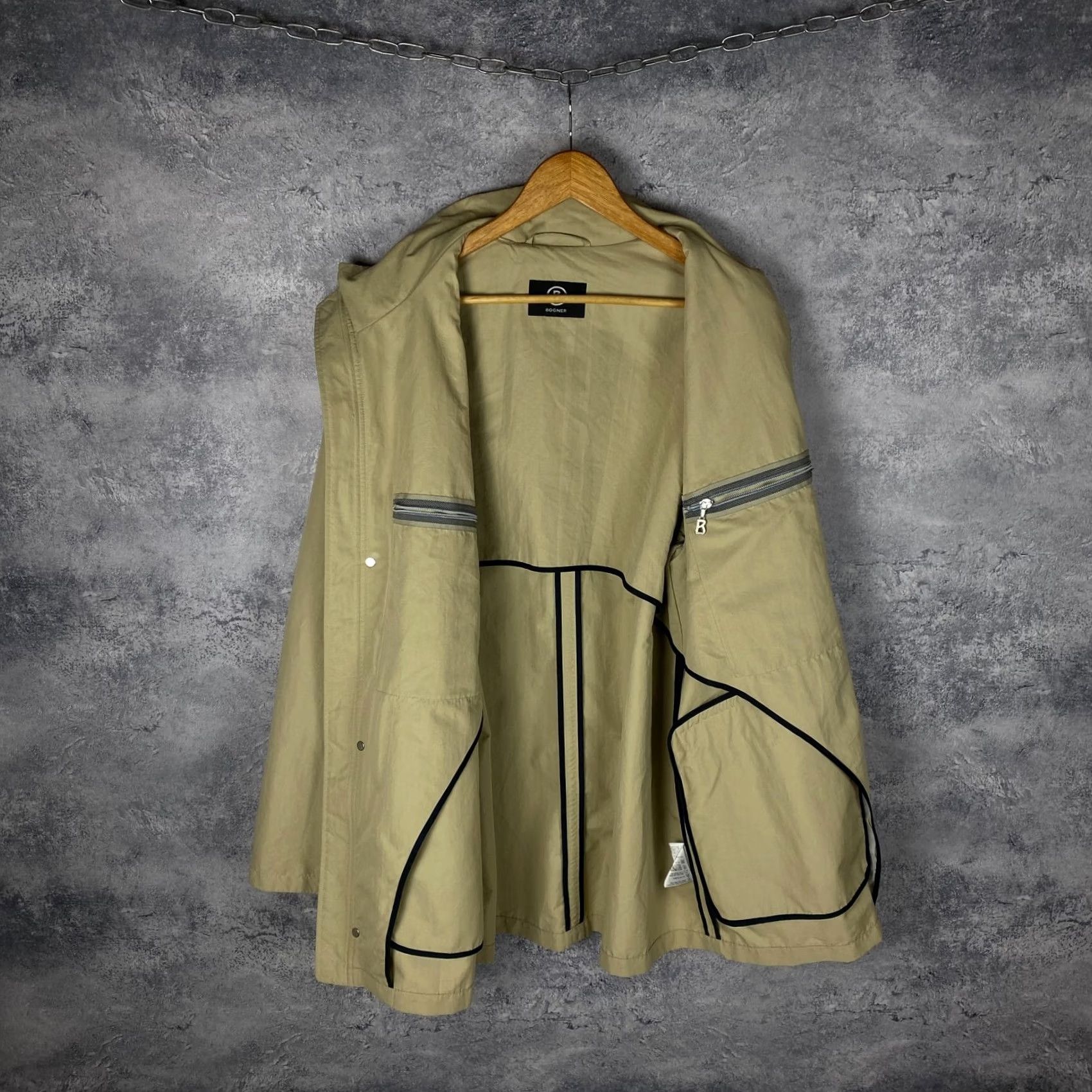 Bogner BOGNER Jacket Windbreaker Beige Polyester Size 40 Men’s Regular Size US XXS / EU 40 - 7 Thumbnail