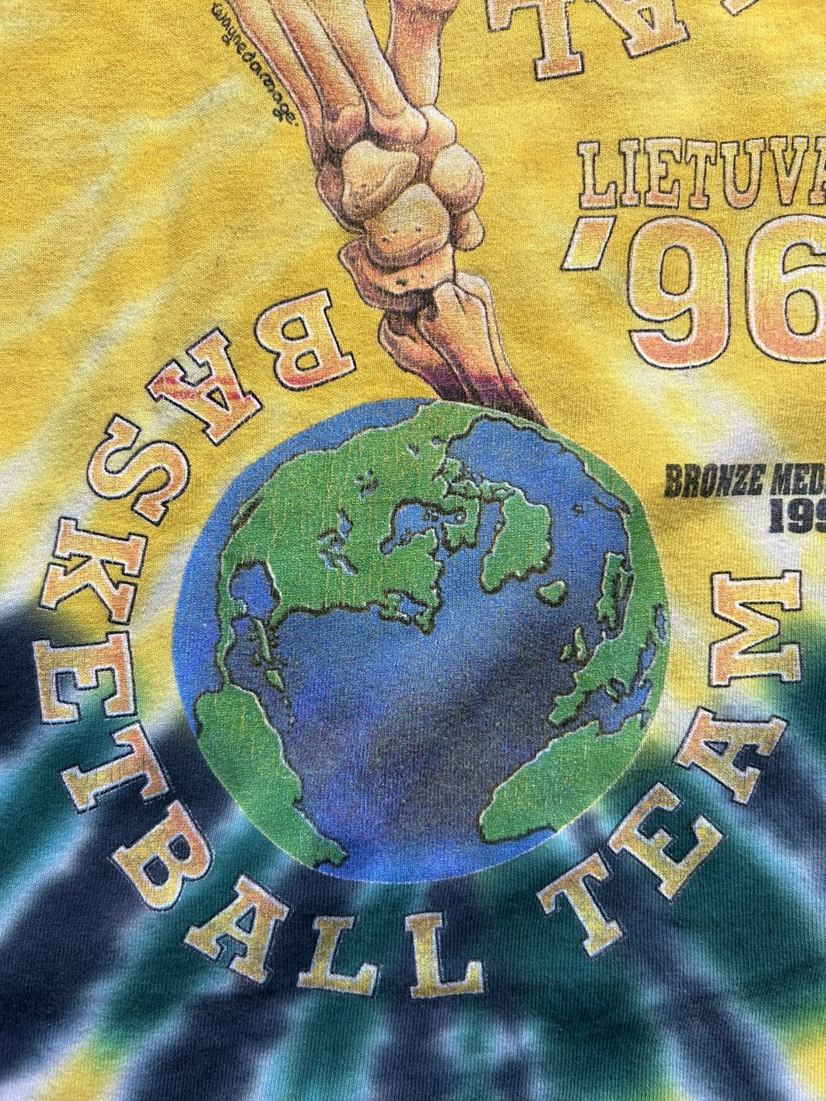 Vintage Vintage 90s Grateful Dead Lithuania Tee Sports USA Anvil Size US XXL / EU 58 / 5 - 8 Thumbnail