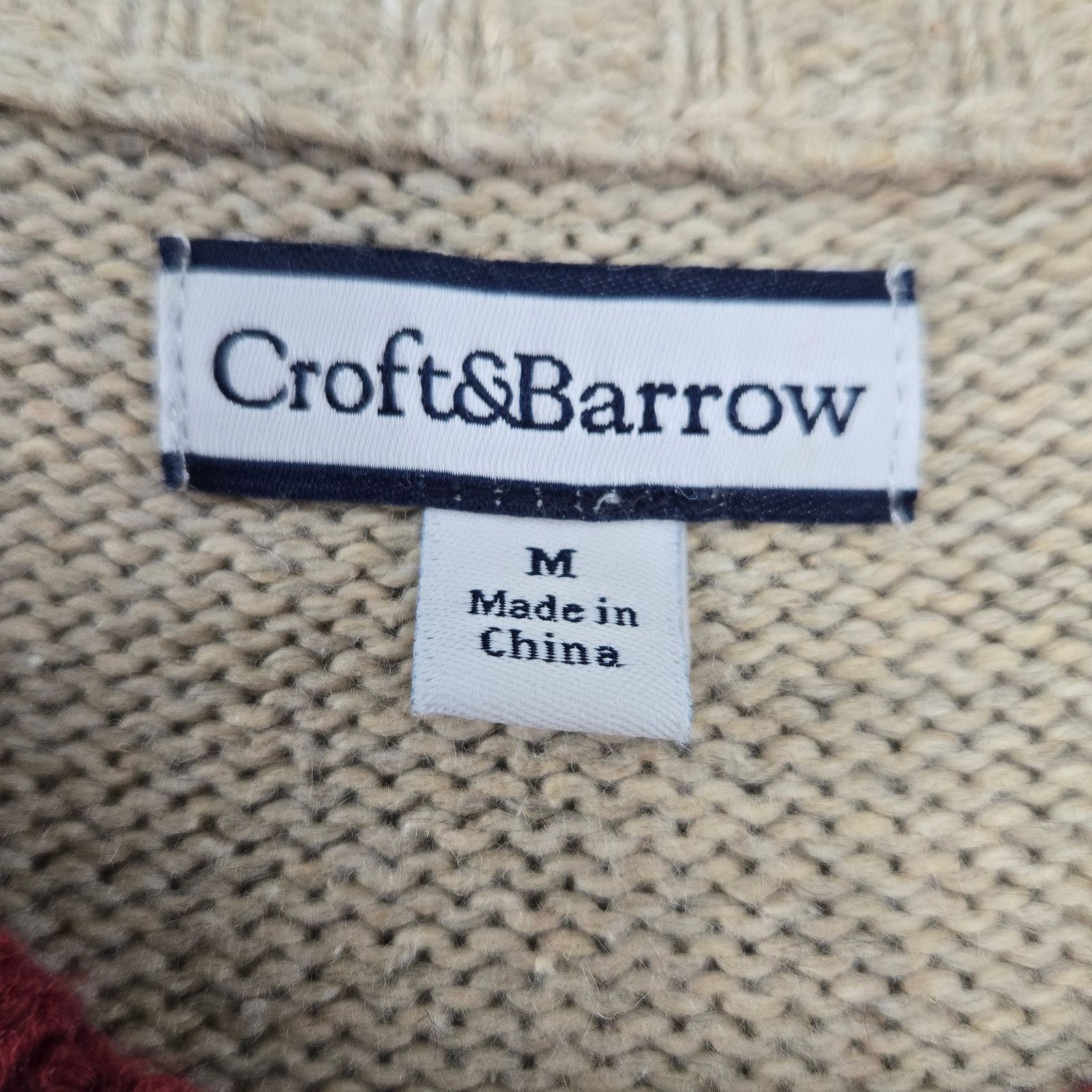 Croft & Barrow Embroidered Bird Zip Knit Cardigan Size Medium Size M / US 6-8 / IT 42-44 - 5 Thumbnail