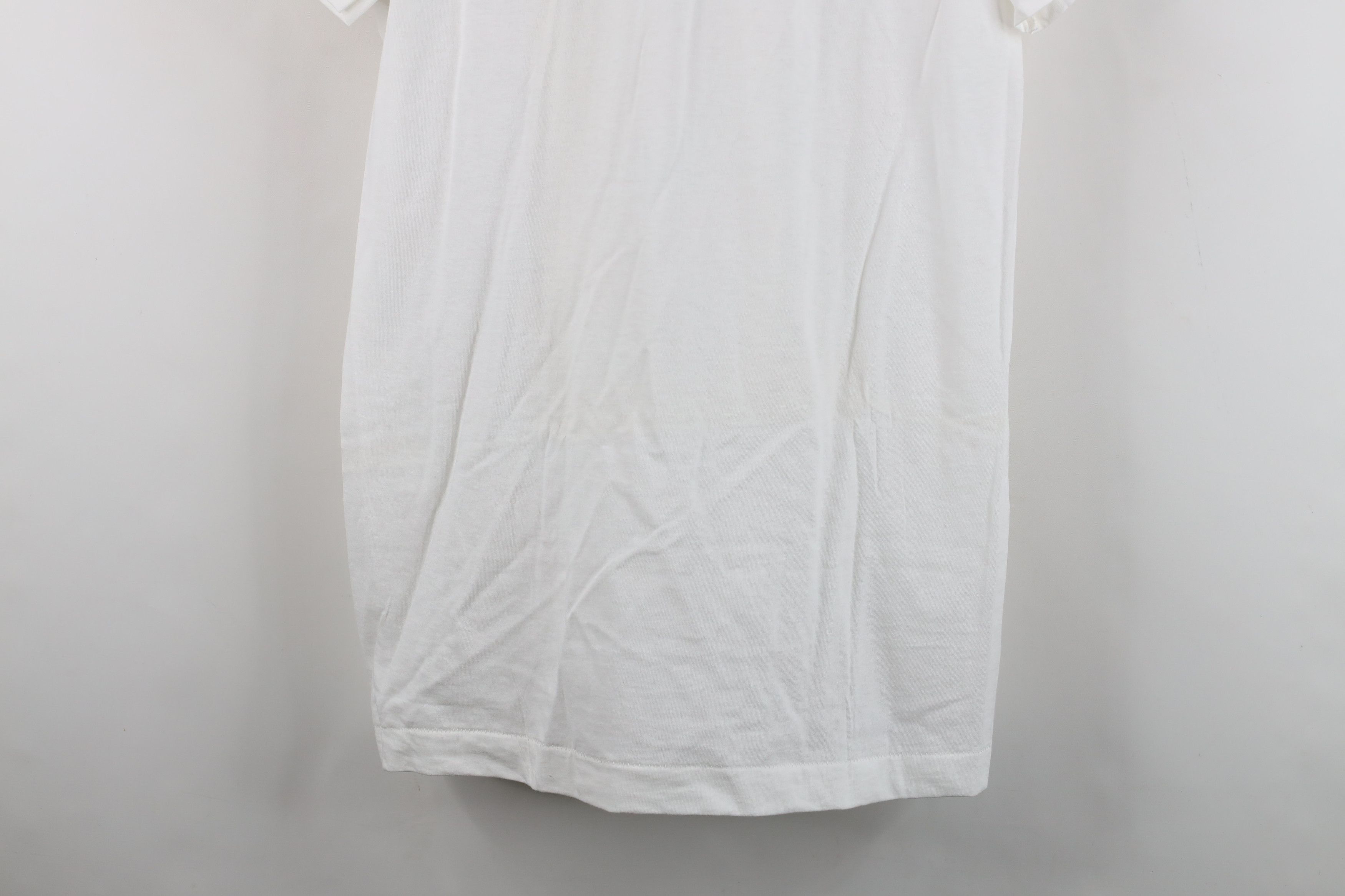 Vintage Deadstock Vintage 90s Streetwear Cotton T-Shirt White USA Size US M / EU 48-50 / 2 - 3 Thumbnail