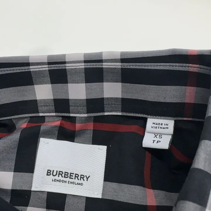 Burberry Burberry Burberry Color Block Check Long Sleeve Shirt-2507 Size US XS / EU 42 / 0 - 3 Thumbnail