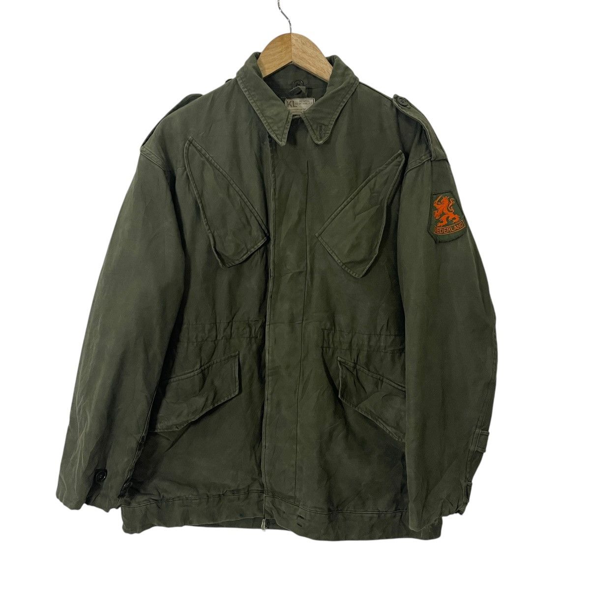 Vintage 80s Military Nederland Jacket