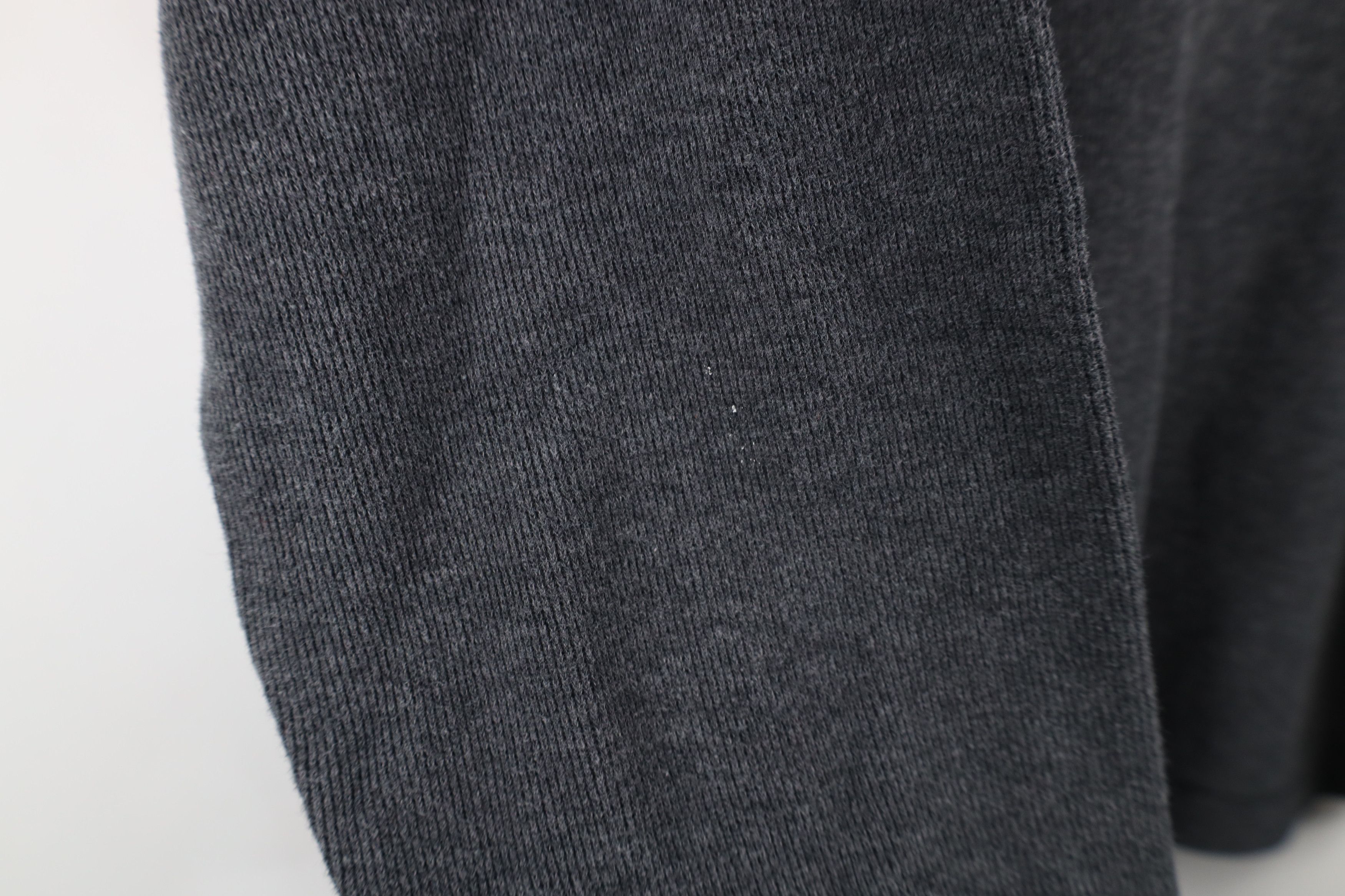 Gap × Vintage Vintage 90s Y2K Gap Ribbed Knit Long Sleeve T-Shirt Gray Size US M / EU 48-50 / 2 - 5 Thumbnail
