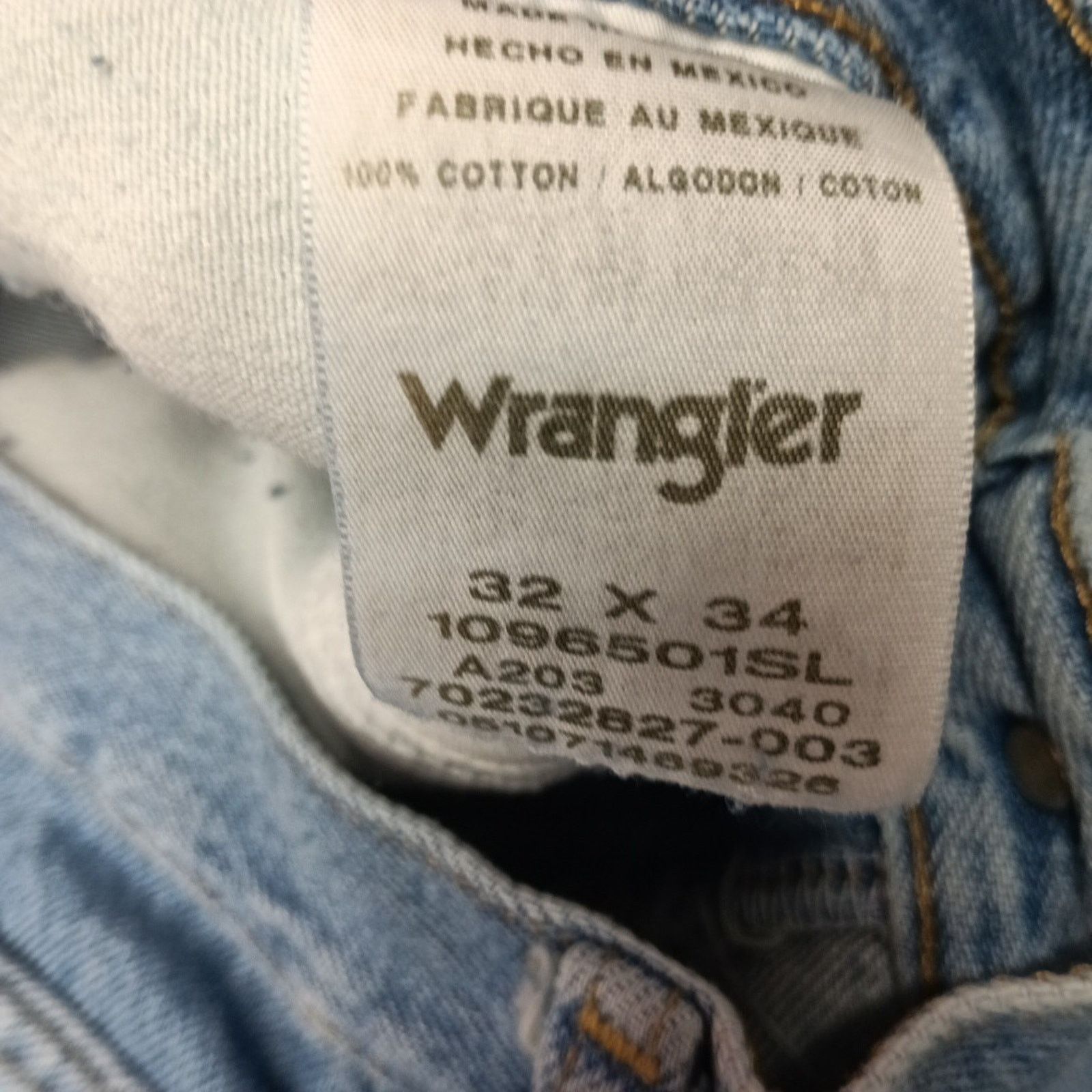 Wrangler Wrangler Regular Fit Five Star Jeans Men's 32x34 Blue Size US 32 / EU 48 - 5 Thumbnail