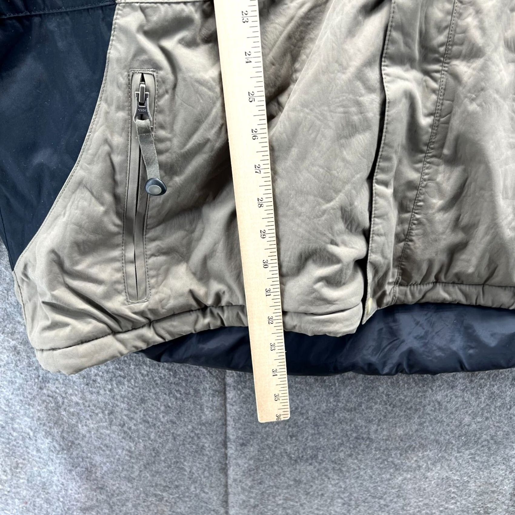 Vintage VINTAGE L.L. Bean Jacket Mens 2XL Tall Tan Black Full Zip Packaway Nylon Snowboarding Ski Jacket Mens 2XLT Beige Ski Vintage Mens Jackets Size US XXL / EU 58 / 5 - 7 Thumbnail