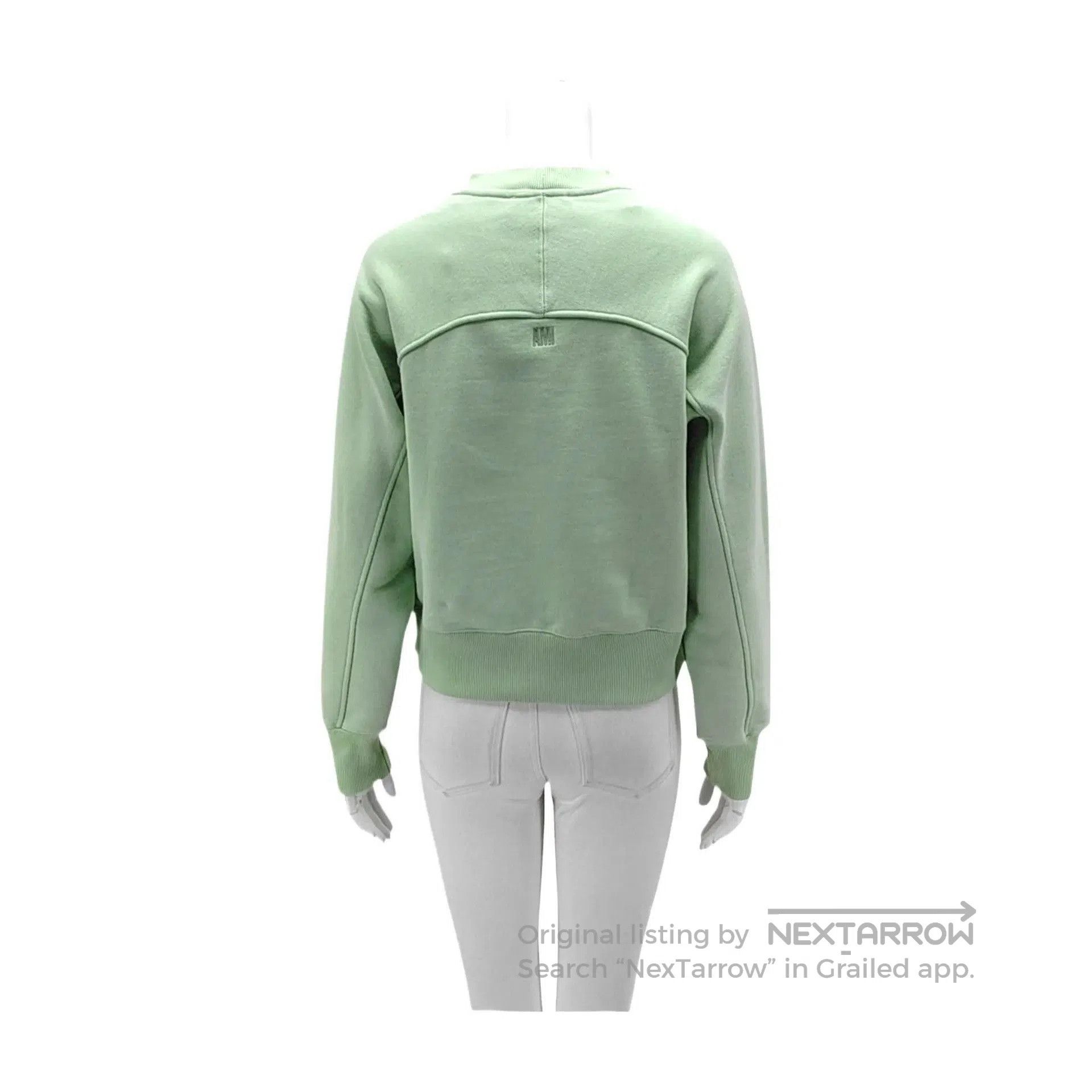 AMI AMI Green Heart Embroidered Hoodie. Size XS / US 0-2 / IT 36-38 - 2 Thumbnail