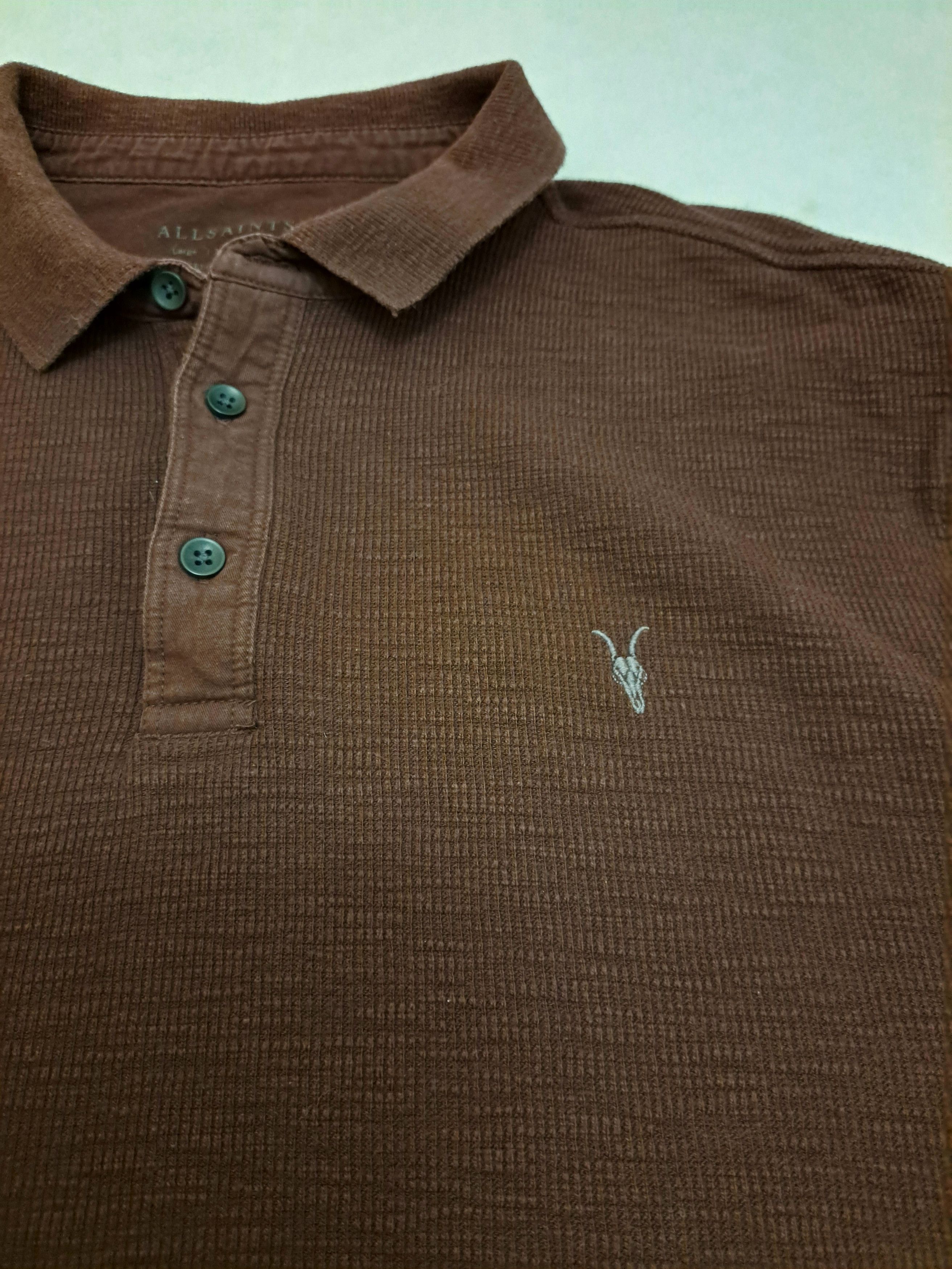 Allsaints AllSaints long sleeve polo blouse L All Saints Size US L / EU 52-54 / 3 - 5 Thumbnail