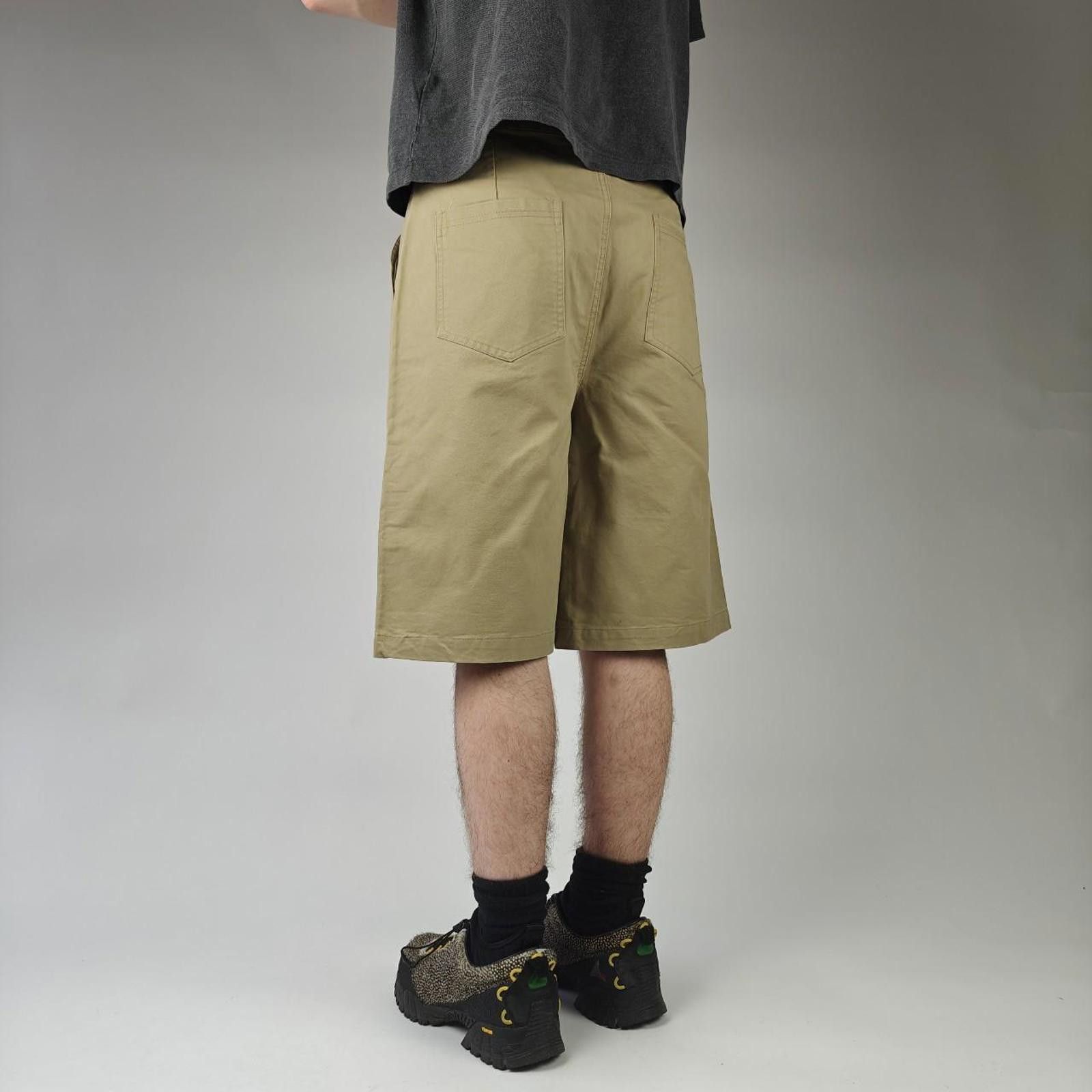 Other Khaki Wide Cotton Shorts Size US 30 / EU 46 - 3 Thumbnail