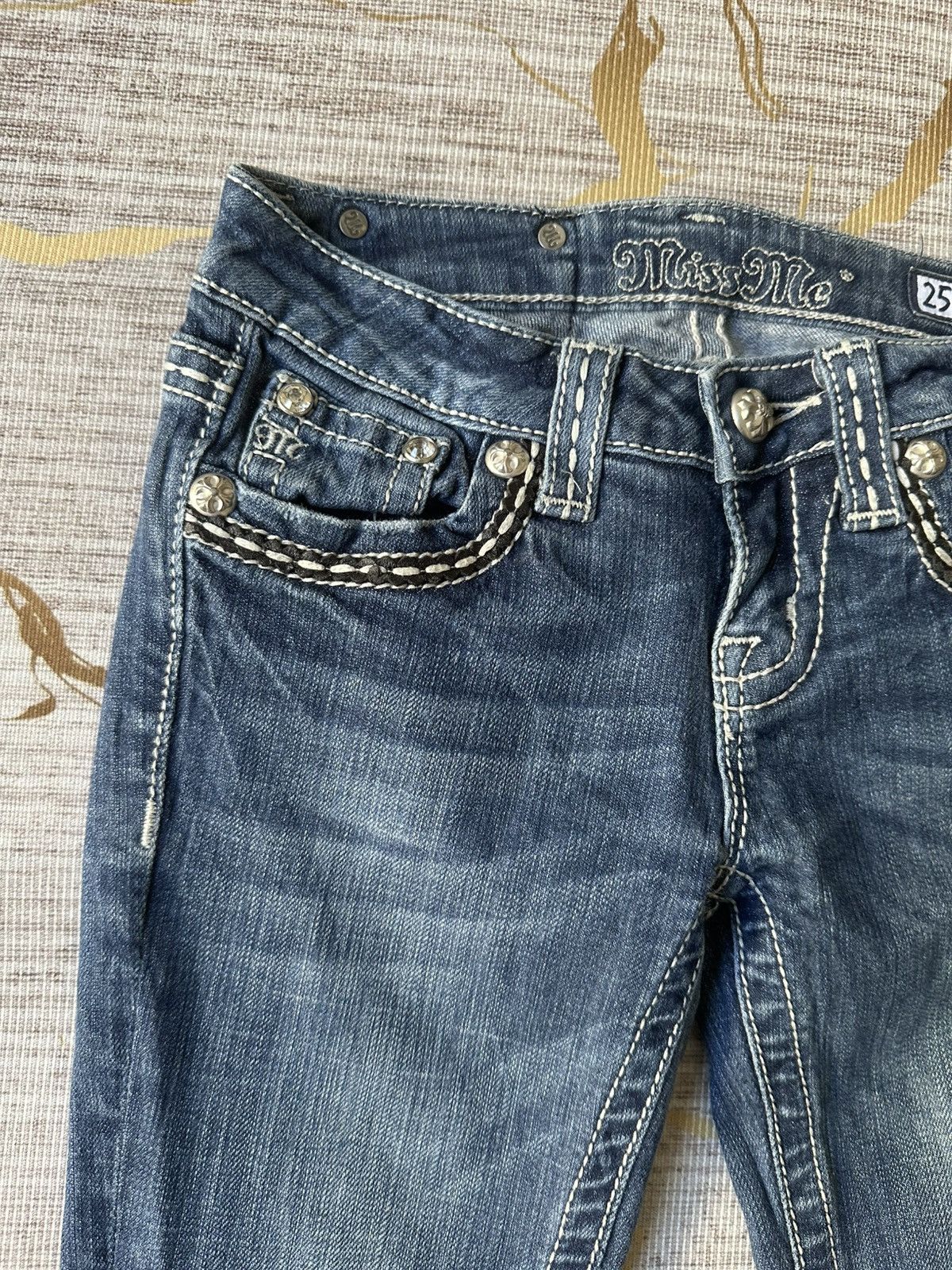 Miss Me FLARE Miss Me Distressed Boot Jeans Size 25" / US 0 / IT 36 - 11 Thumbnail