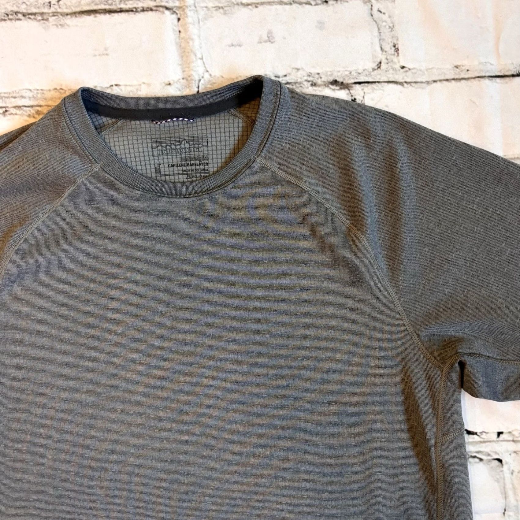 Patagonia Patagonia Capilene Midweight Crew Baselayer Shirt Gray Adult M Mens Size US M / EU 48-50 / 2 - 4 Thumbnail