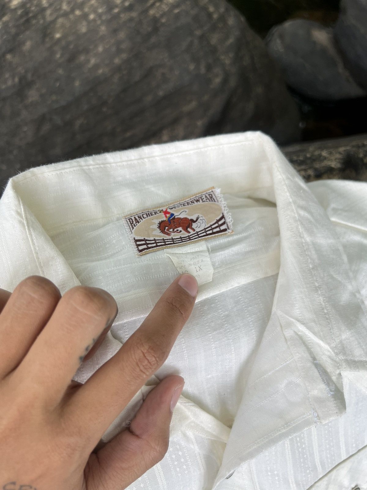 Cowboy Equipment 60-70s Rancher Western Shirt Size US S / EU 44-46 / 1 - 3 Thumbnail