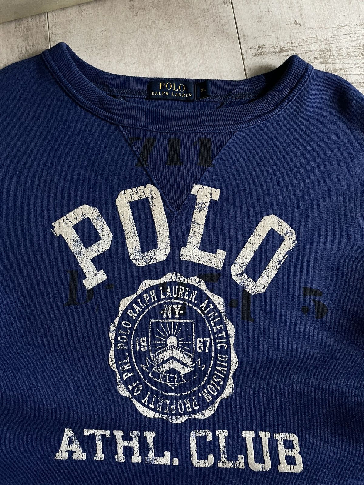 Polo Ralph Lauren × Vintage Vintage Polo Ralph Lauren Athletic Division Sweatshirt RARE Size US XL / EU 56 / 4 - 6 Thumbnail