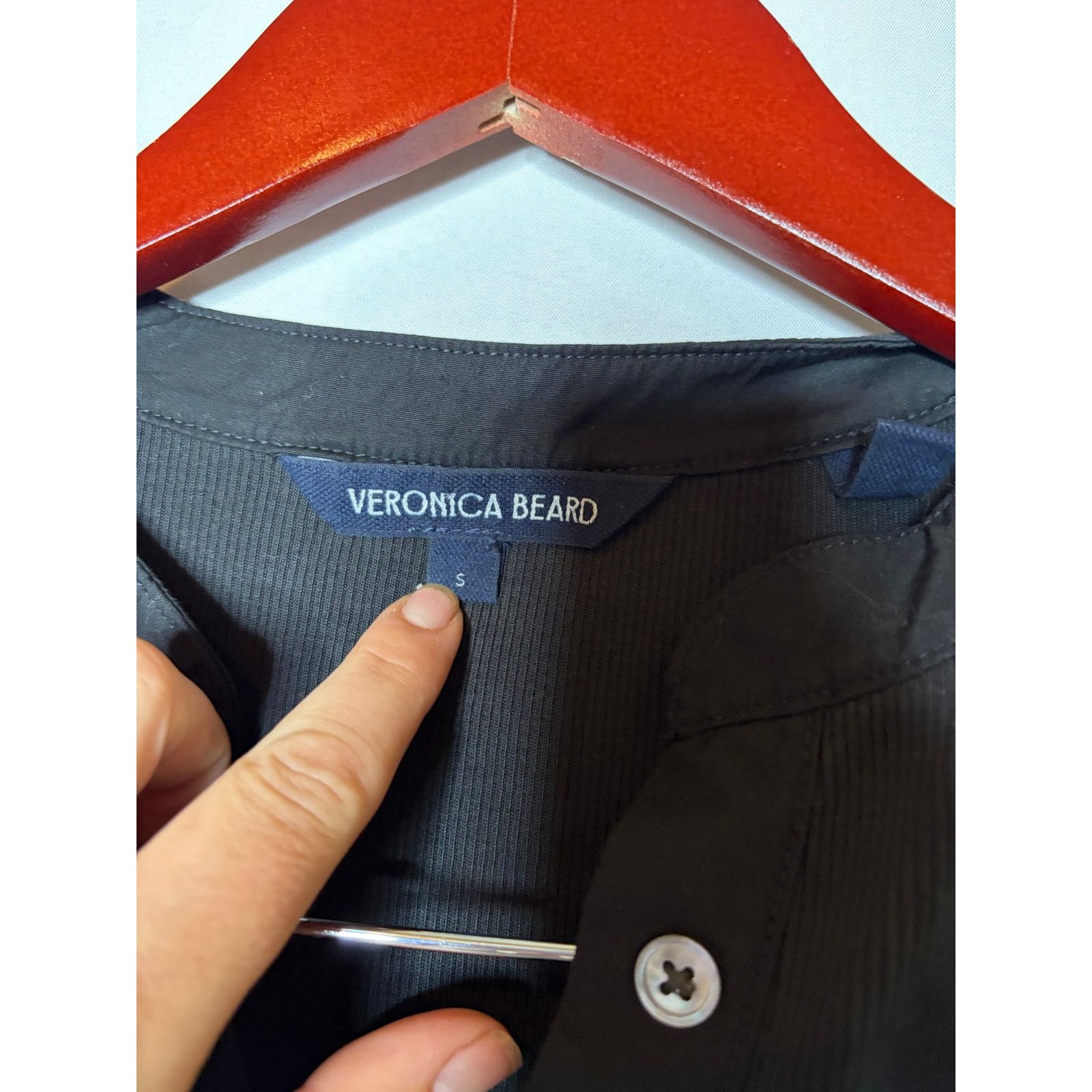 Veronica Beard Veronica Beard Black Coralee Puff-Sleeve Top Sz S Size S / US 4 / IT 40 - 2 Thumbnail