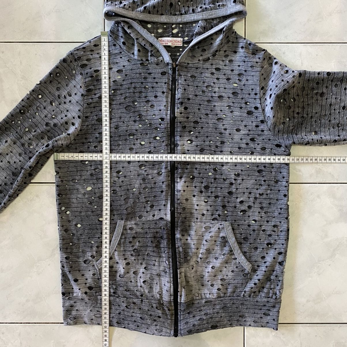 Japanese Brand SDKCSDKCSDKC Vintage Distressed Hoodie Grunge Archive Style Size US M / EU 48-50 / 2 - 15 Thumbnail